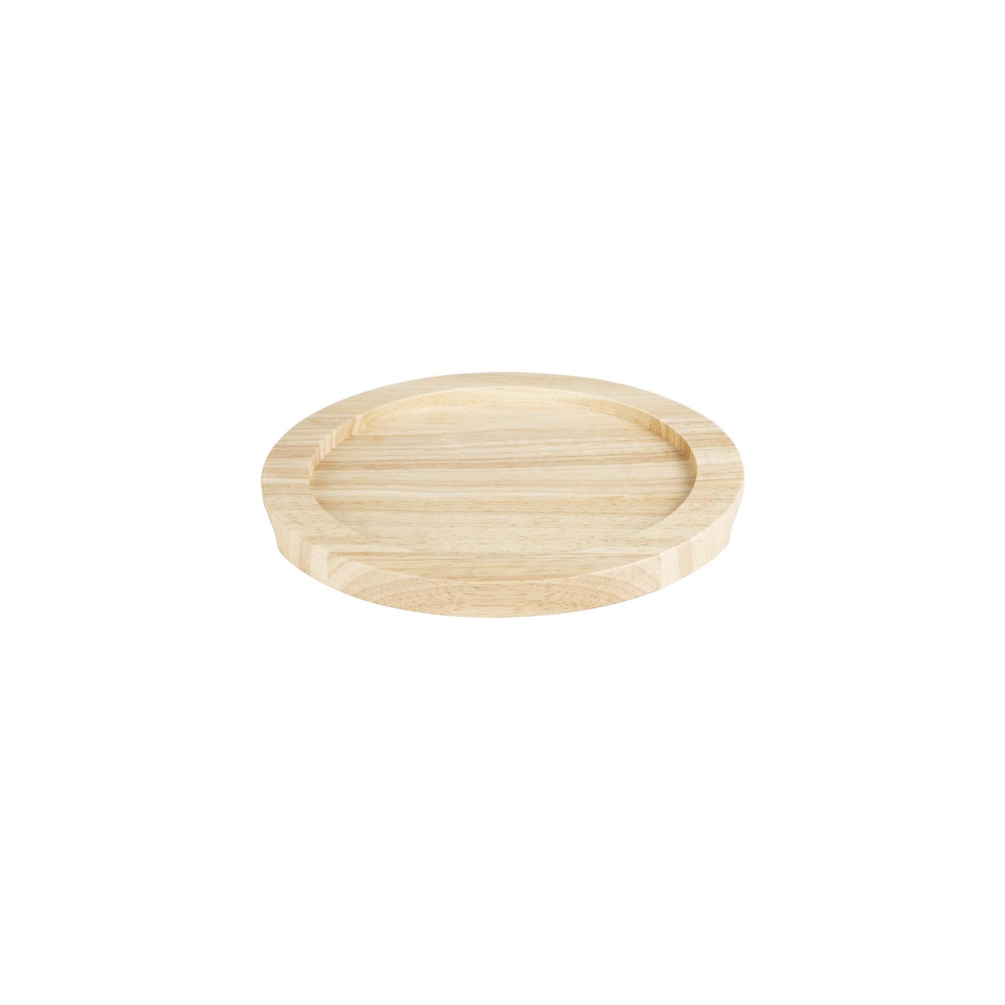 Olympia FU294 Hevea Board for Cast Iron Round Eared Dish 235mm