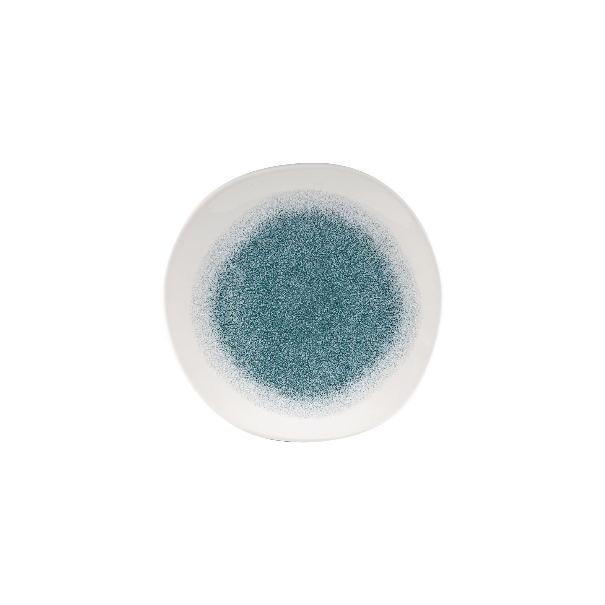 Churchill Studio Prints Raku DY495 Round Trace Plates Jade Green 264mm (Pack of 12)