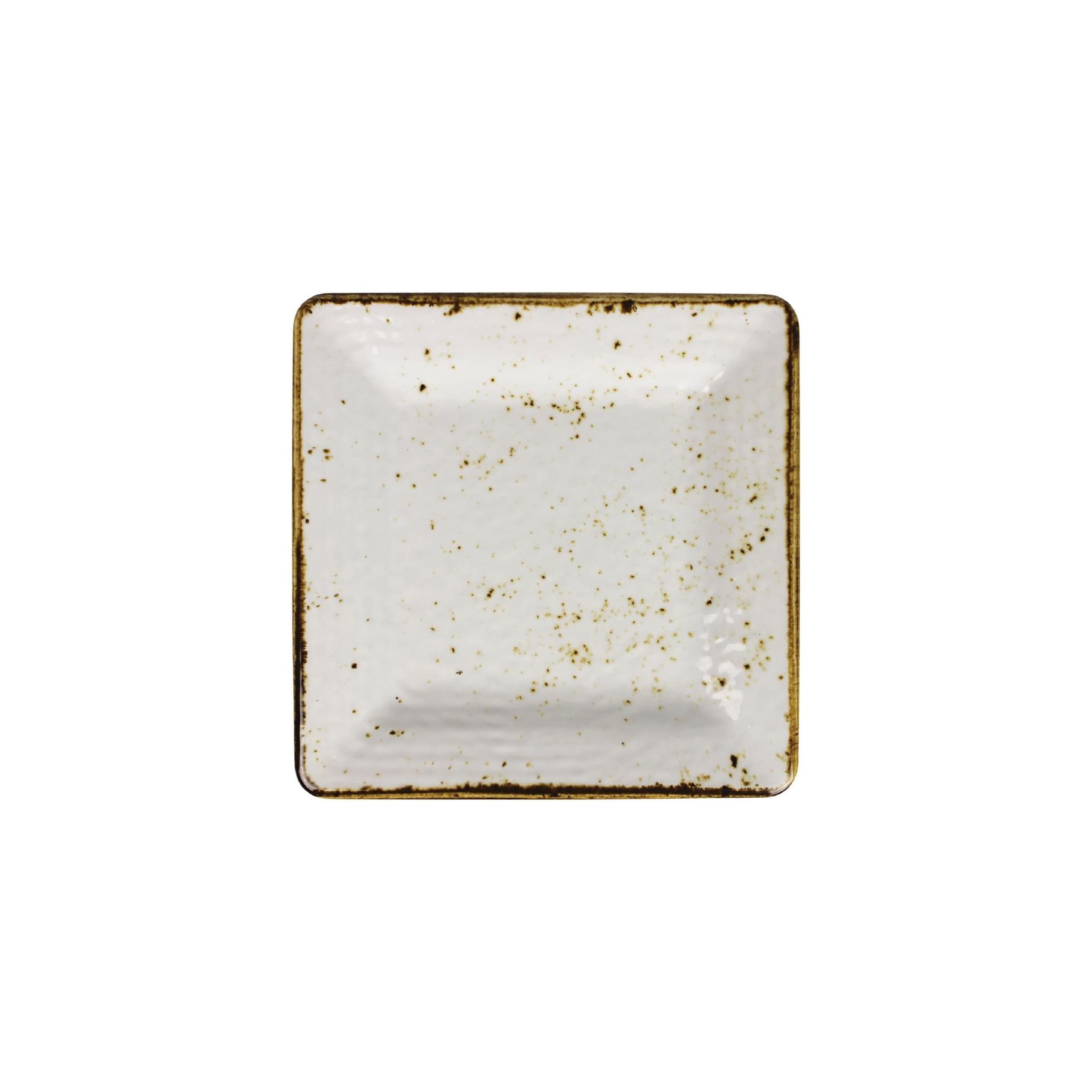 Steelite Craft Melamine VV1083 Square Plates White 228mm (Pack of 6)