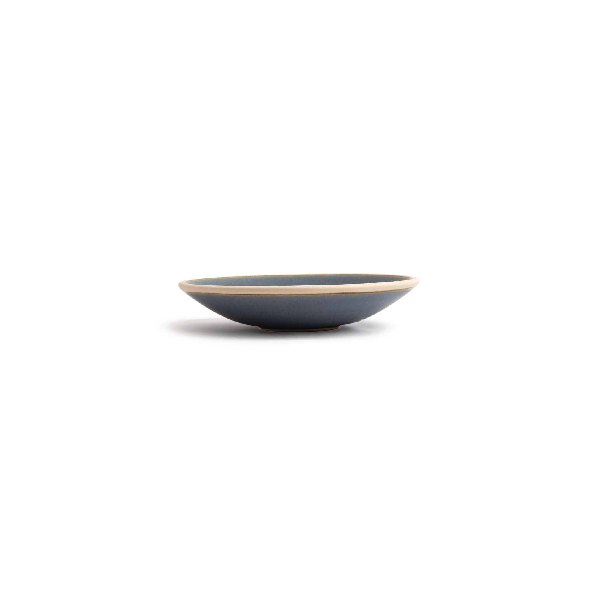 Olympia Canvas FA305 Shallow Tapered Bowl Blue Granite 200mm (Pack of 6)