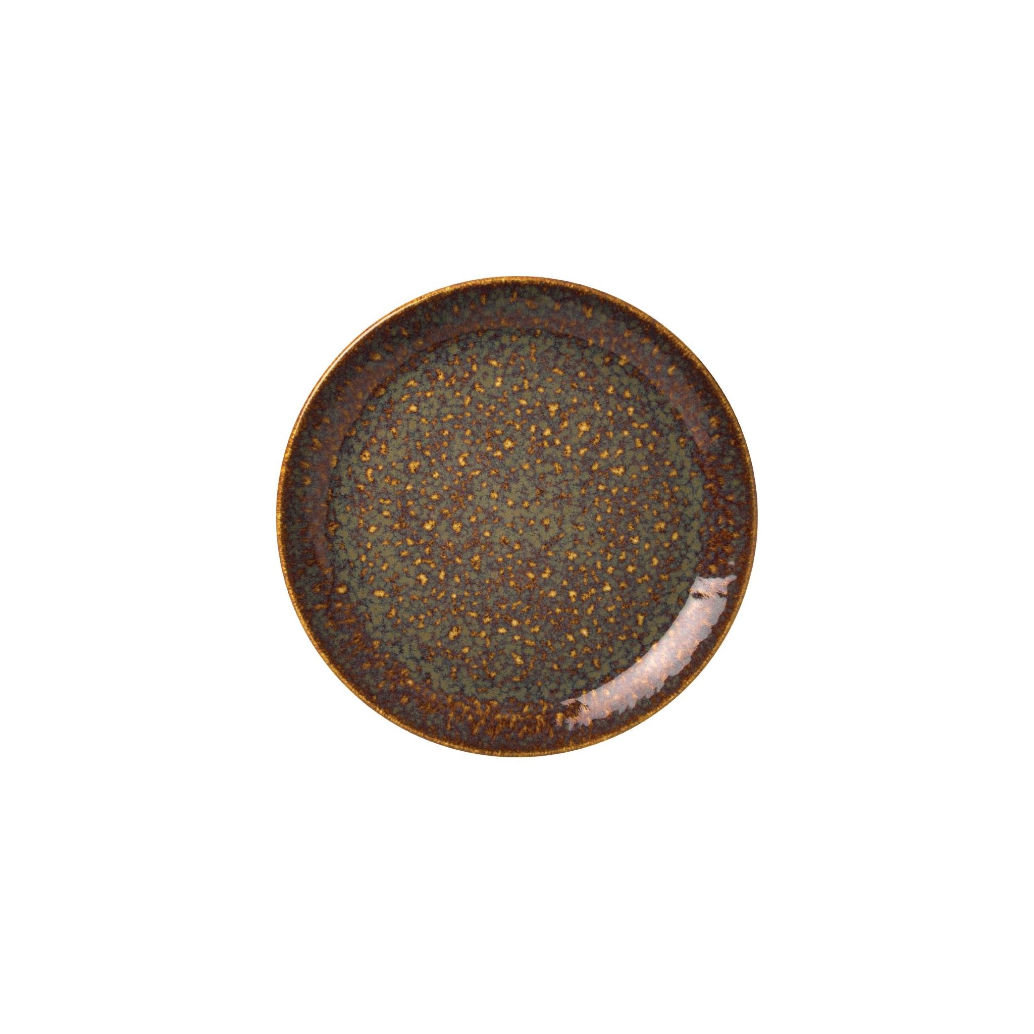 Steelite Vesuvius VV1836 Coupe Plates Amber 203mm (Pack of 12)
