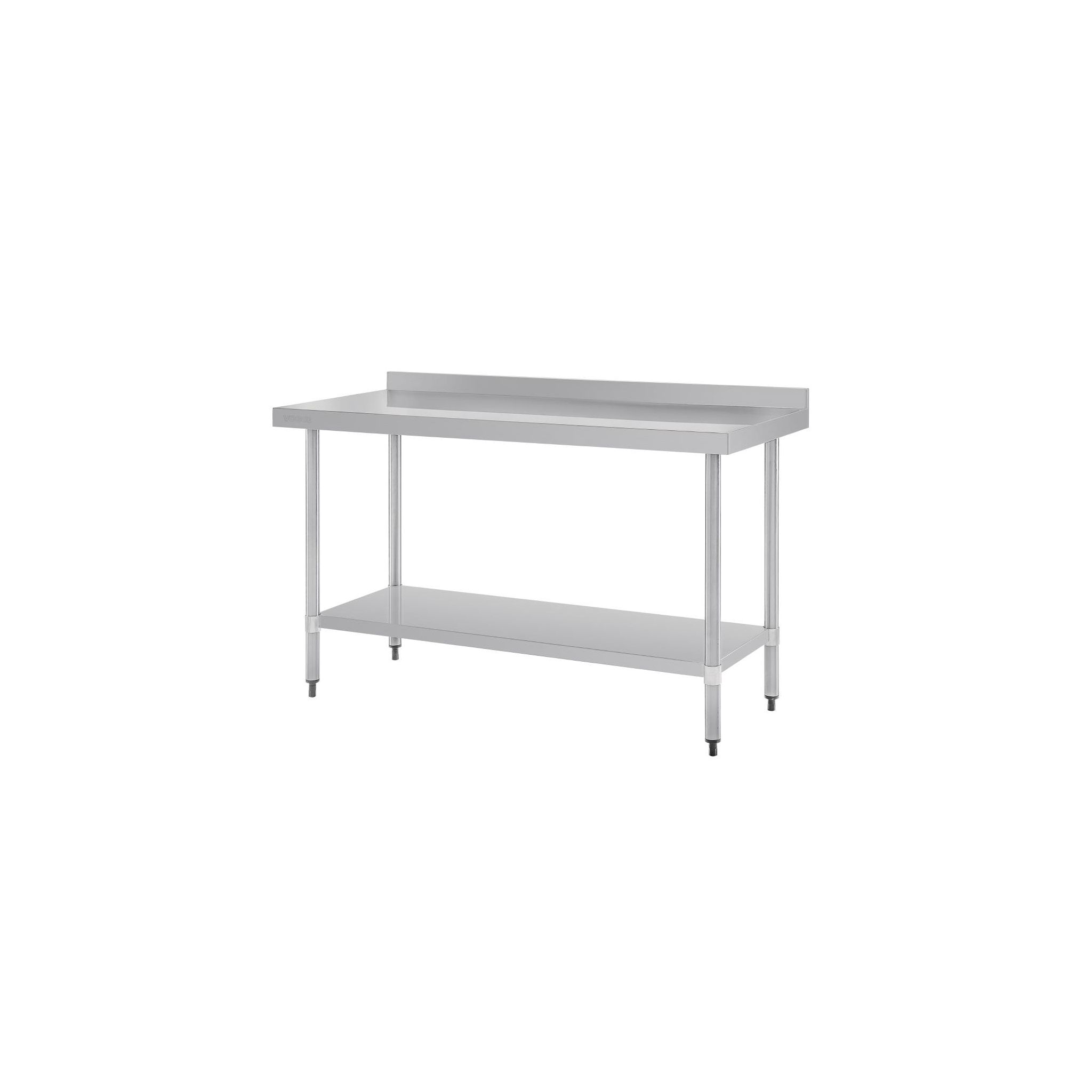 Vogue GJ508 1500w x 700d mm Stainless Steel Wall Table with One Undershelf