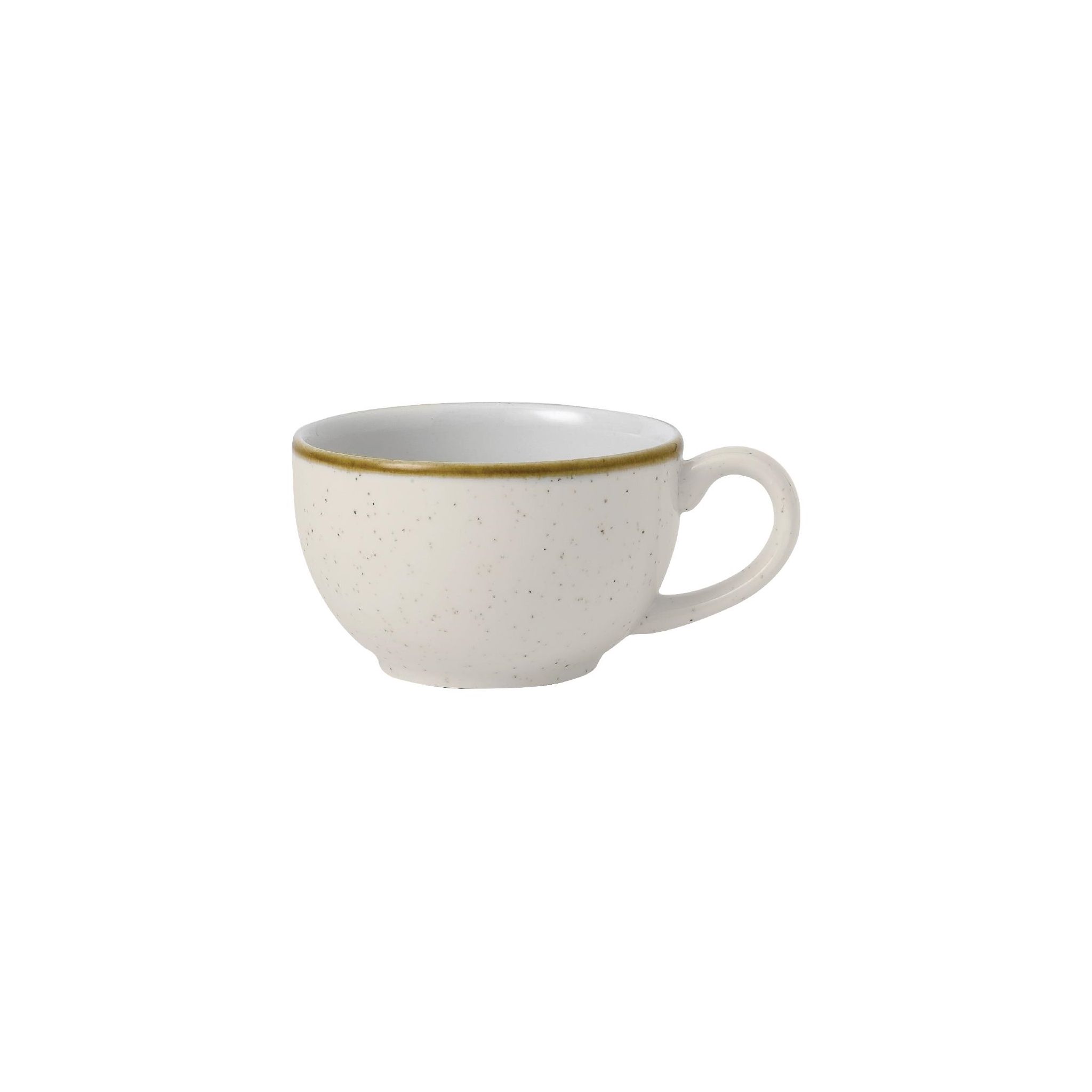 Churchill Stonecast FR034 Cappuccino Cups Barley White 170ml (Pack of 12)