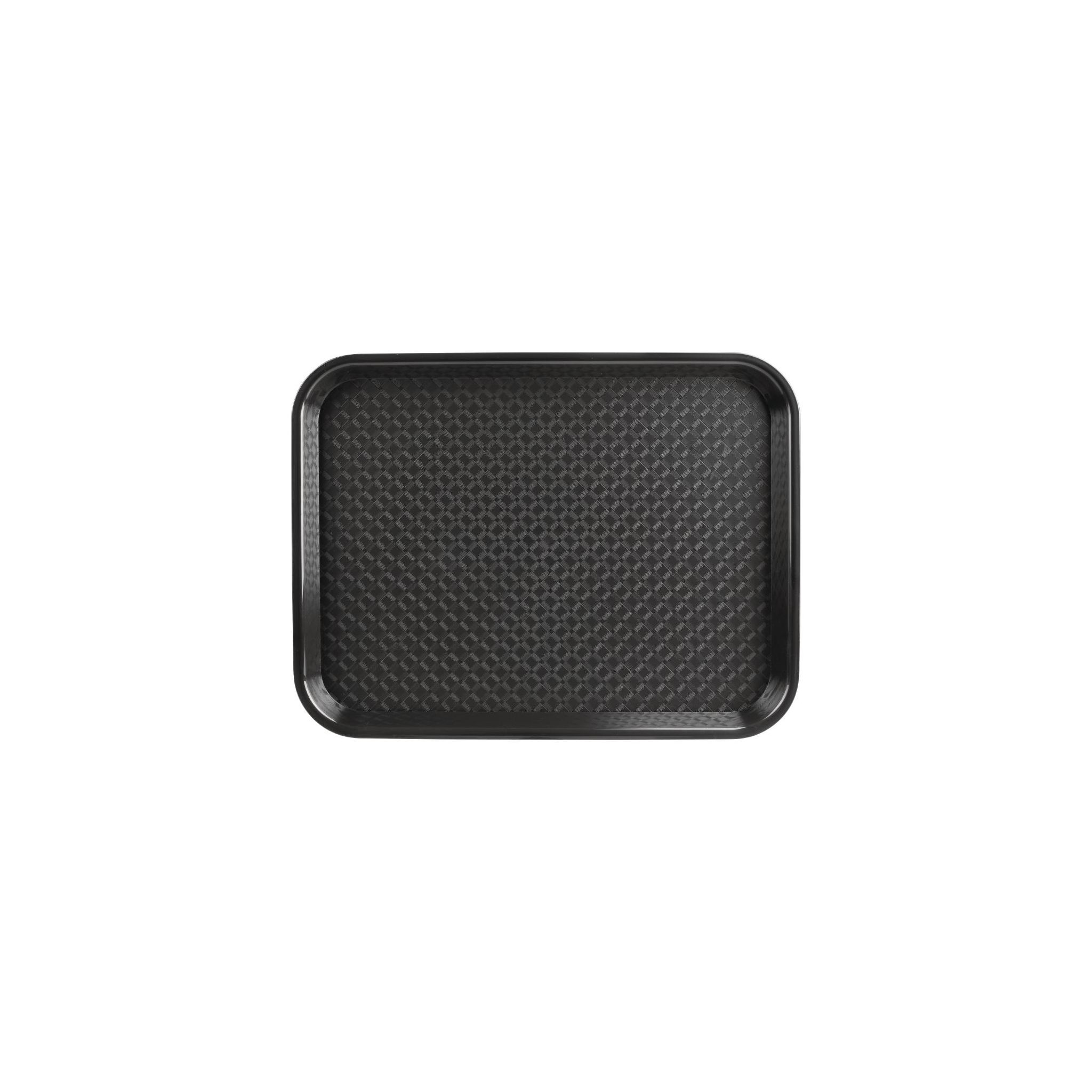 Olympia Kristallon DP216 Polypropylene Fast Food Tray Black 345(w) mm