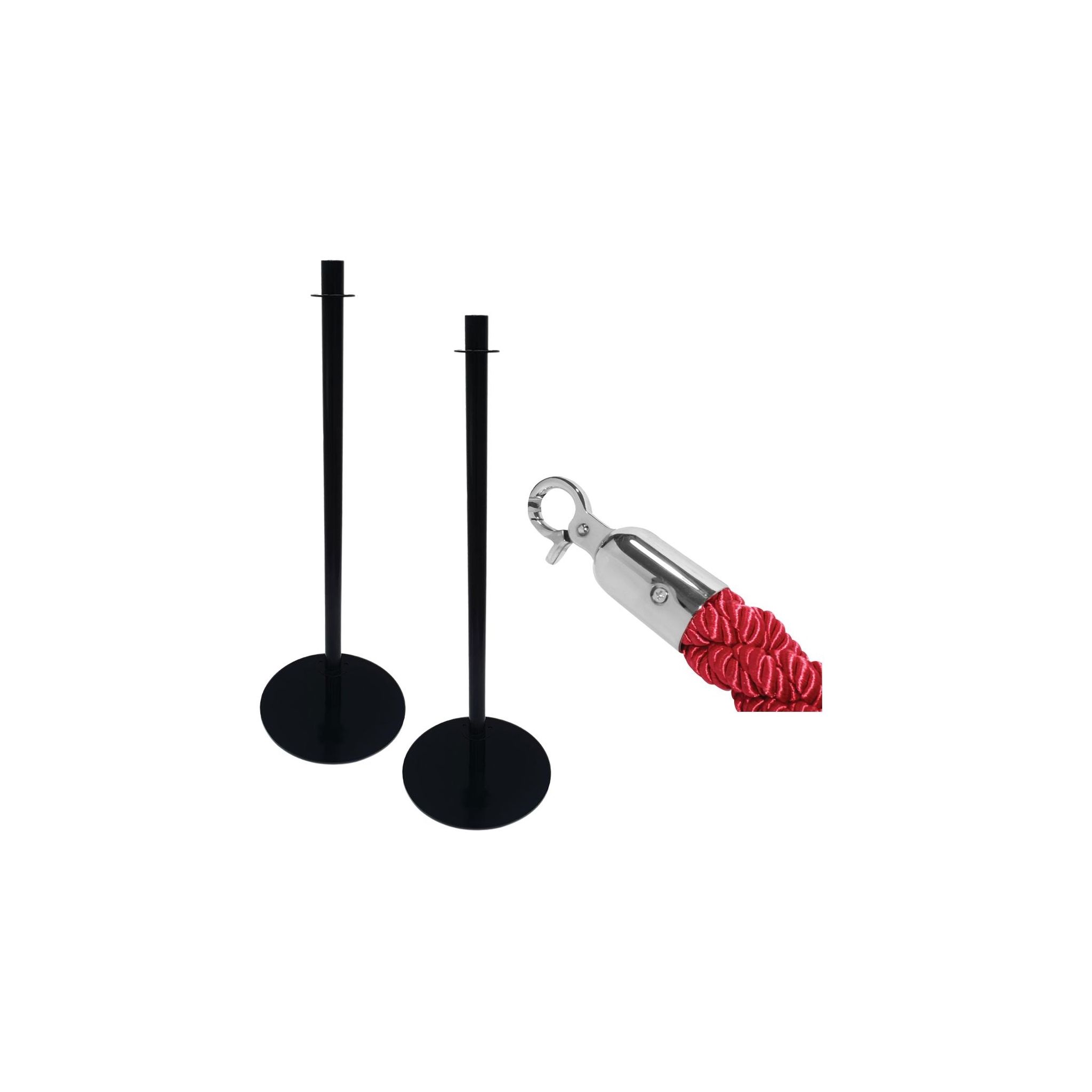 Bolero SA546 Special Offer Bolero 2.5m Red Barrier Rope and Barrier Posts