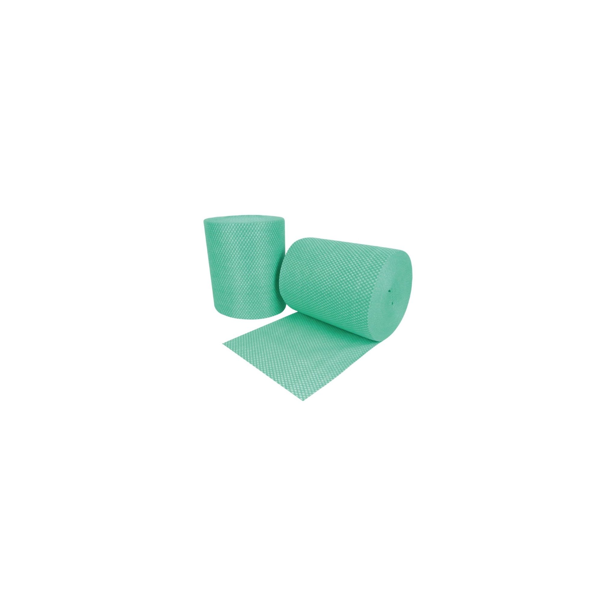 EcoTech FA207 Envirolite Super Anti-Bacterial Cleaning Cloths Green (Roll of 2 x 500)