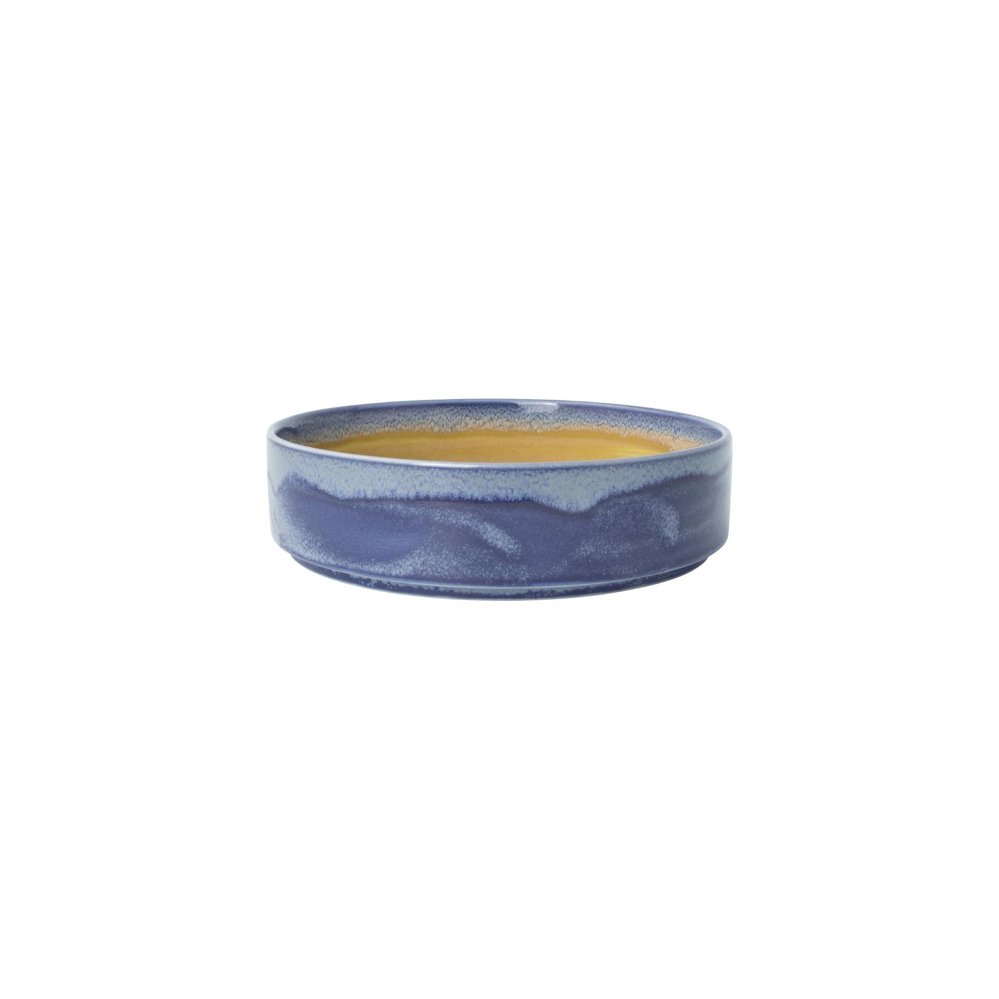 Steelite Revolution Aurora VV2456 Bluestone Round Stacking Trays 202mm (Pack of 12)