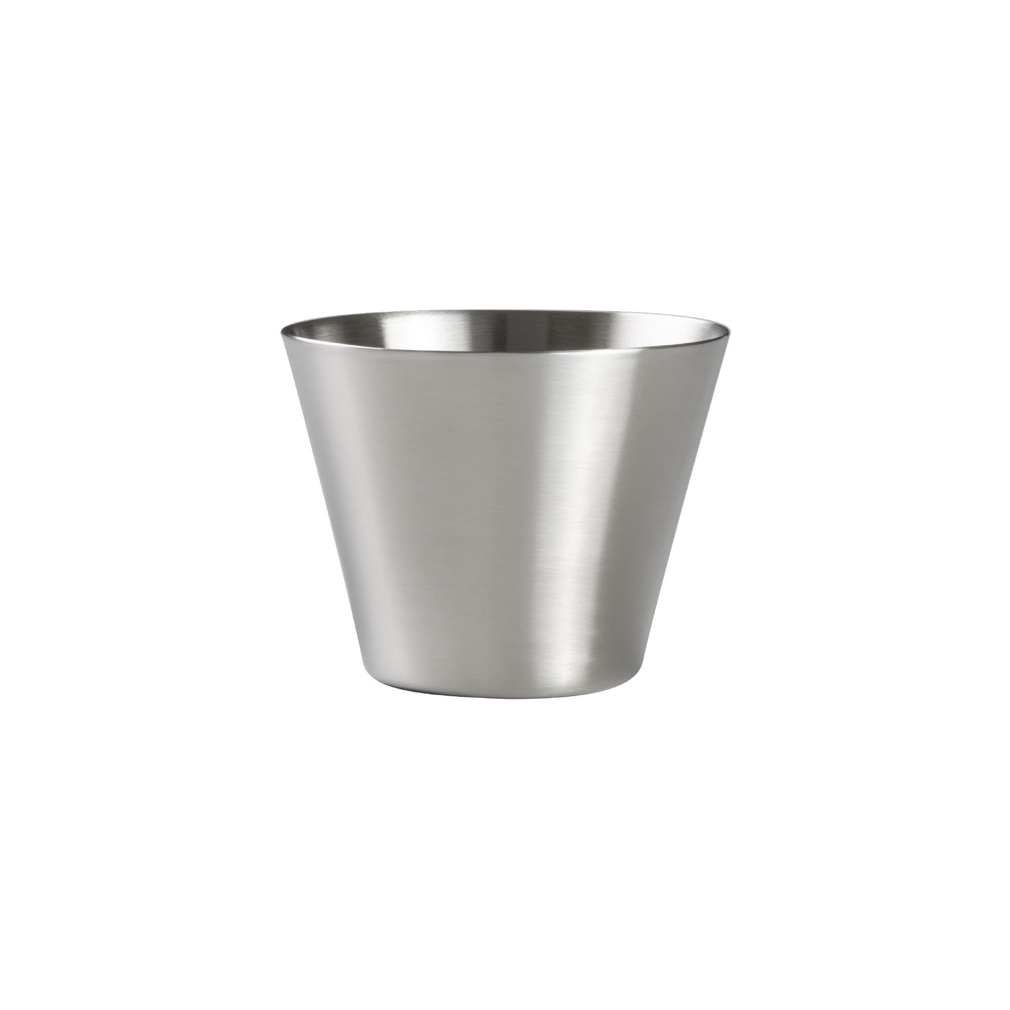 Steelite Creations VV3417 Metal Satin Fry Cups 340ml (Pack of 48)