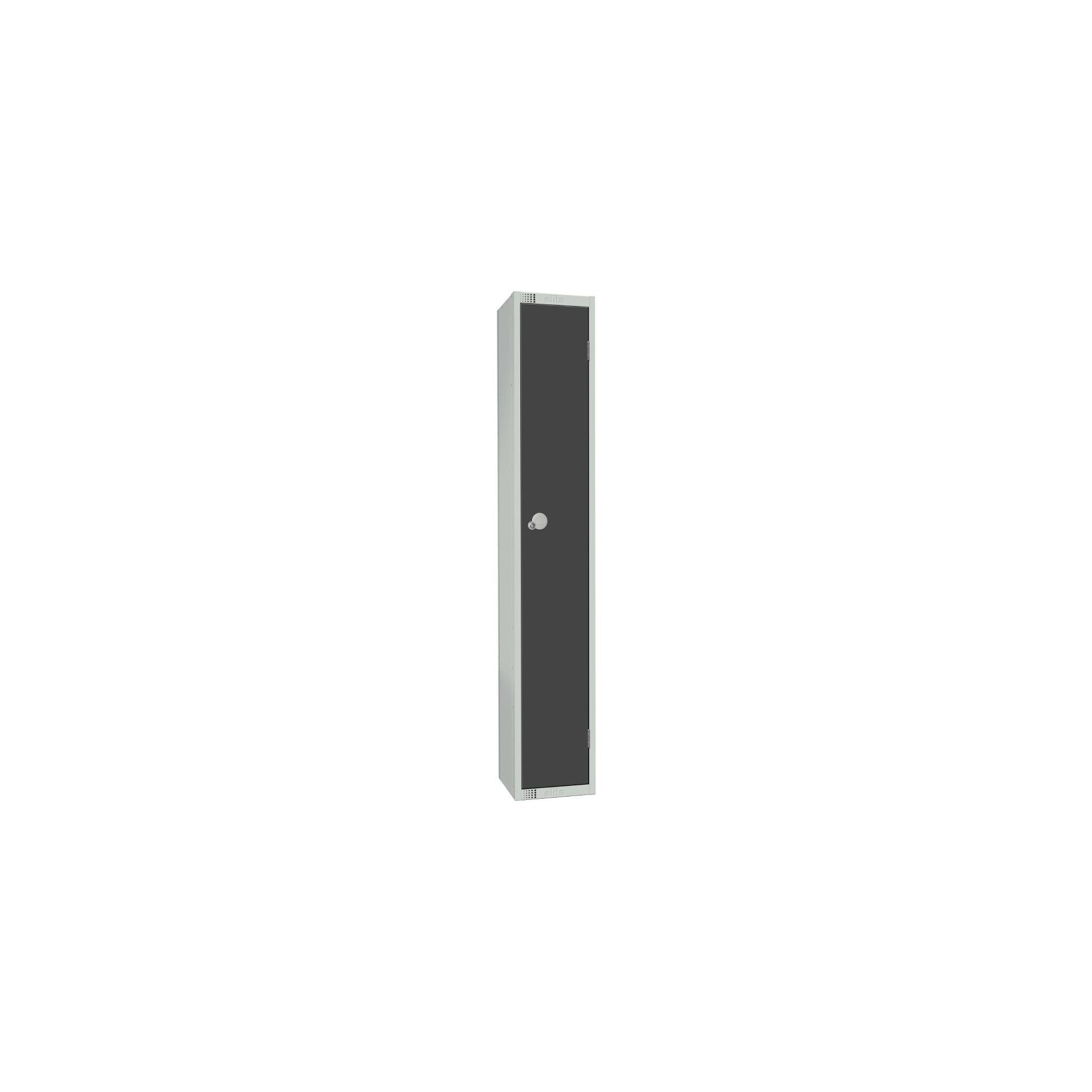 Elite Lockers GR691-CN Single Door Coin Return Locker Graphite Grey