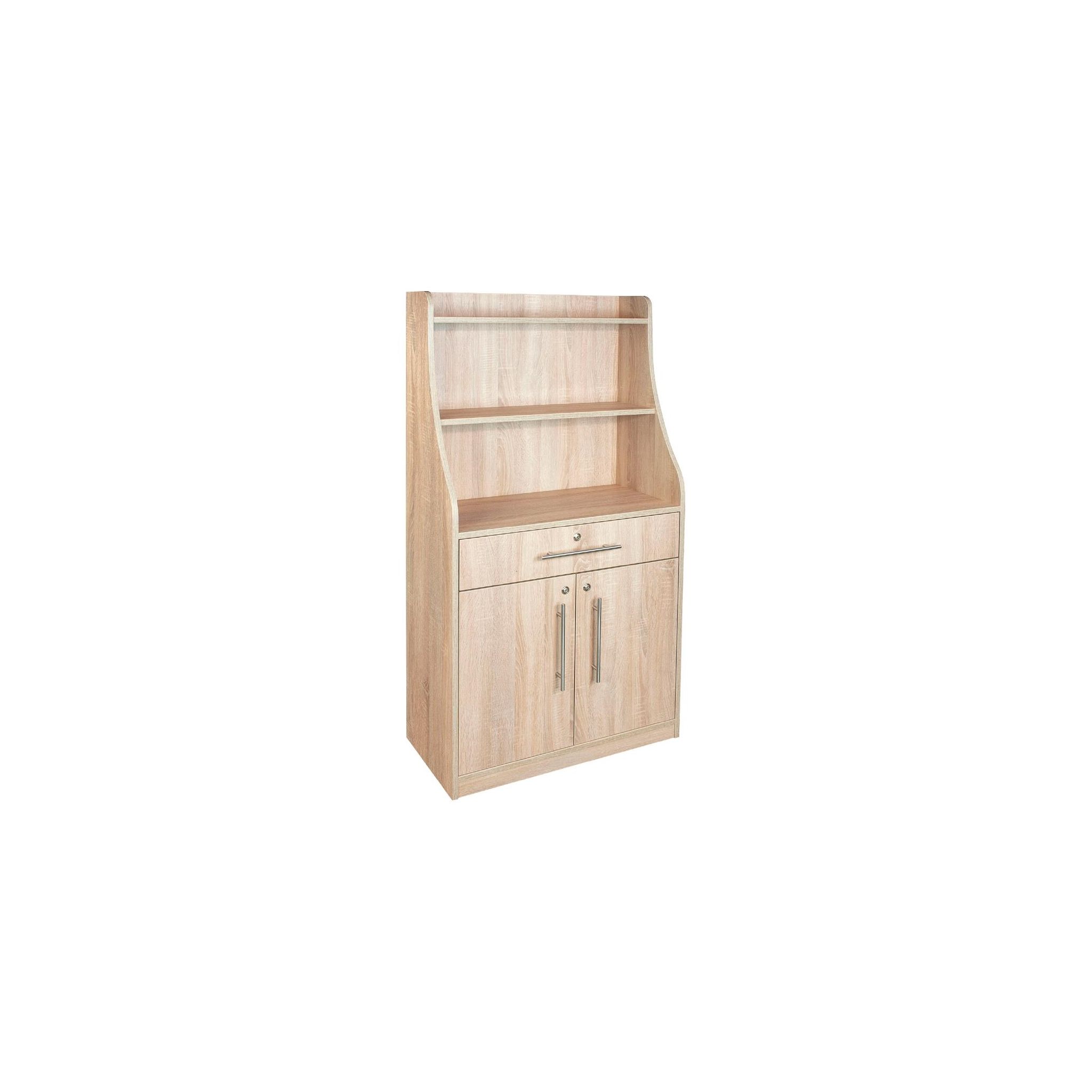 Non Branded FW543 Waiter Station Oak Finish