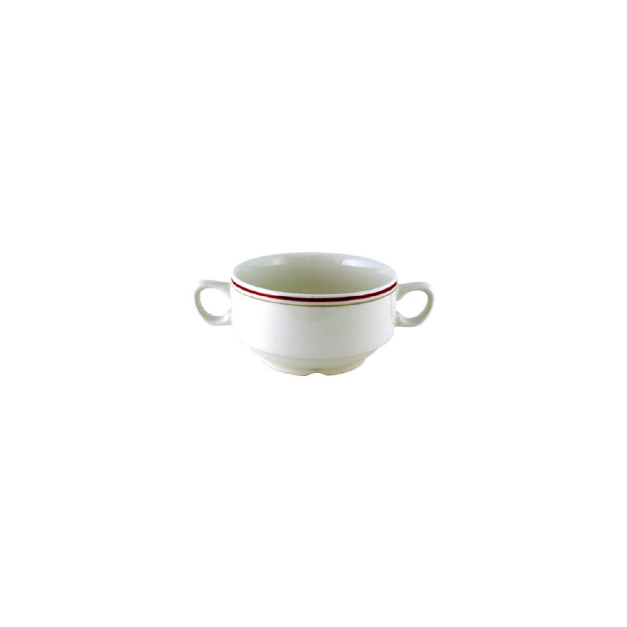 Churchill Nova Clyde M055 Handled Soup Bowls 398ml (Pack of 24)
