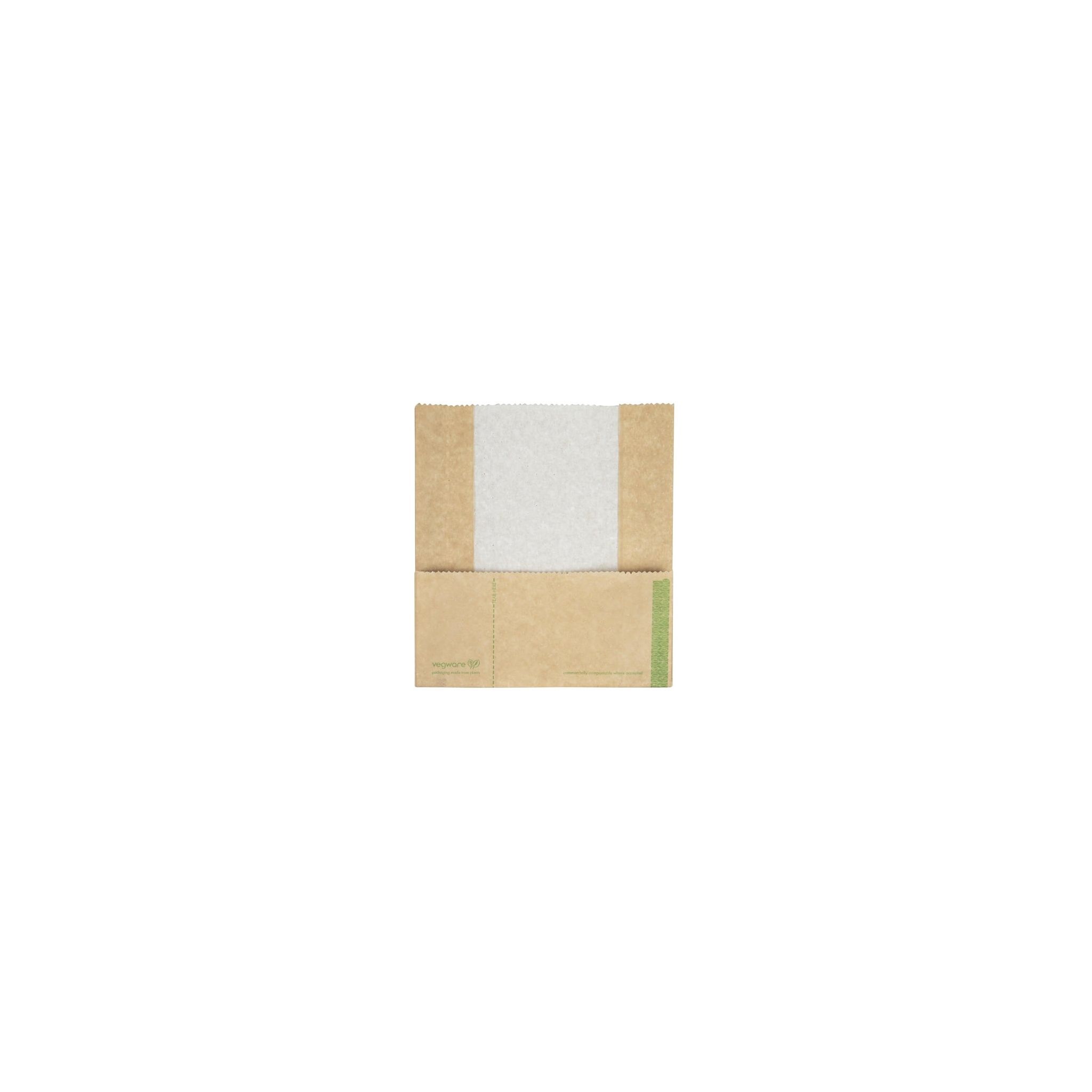Vegware Compostable GH019 Kraft Panini Bags (Pack of 500)