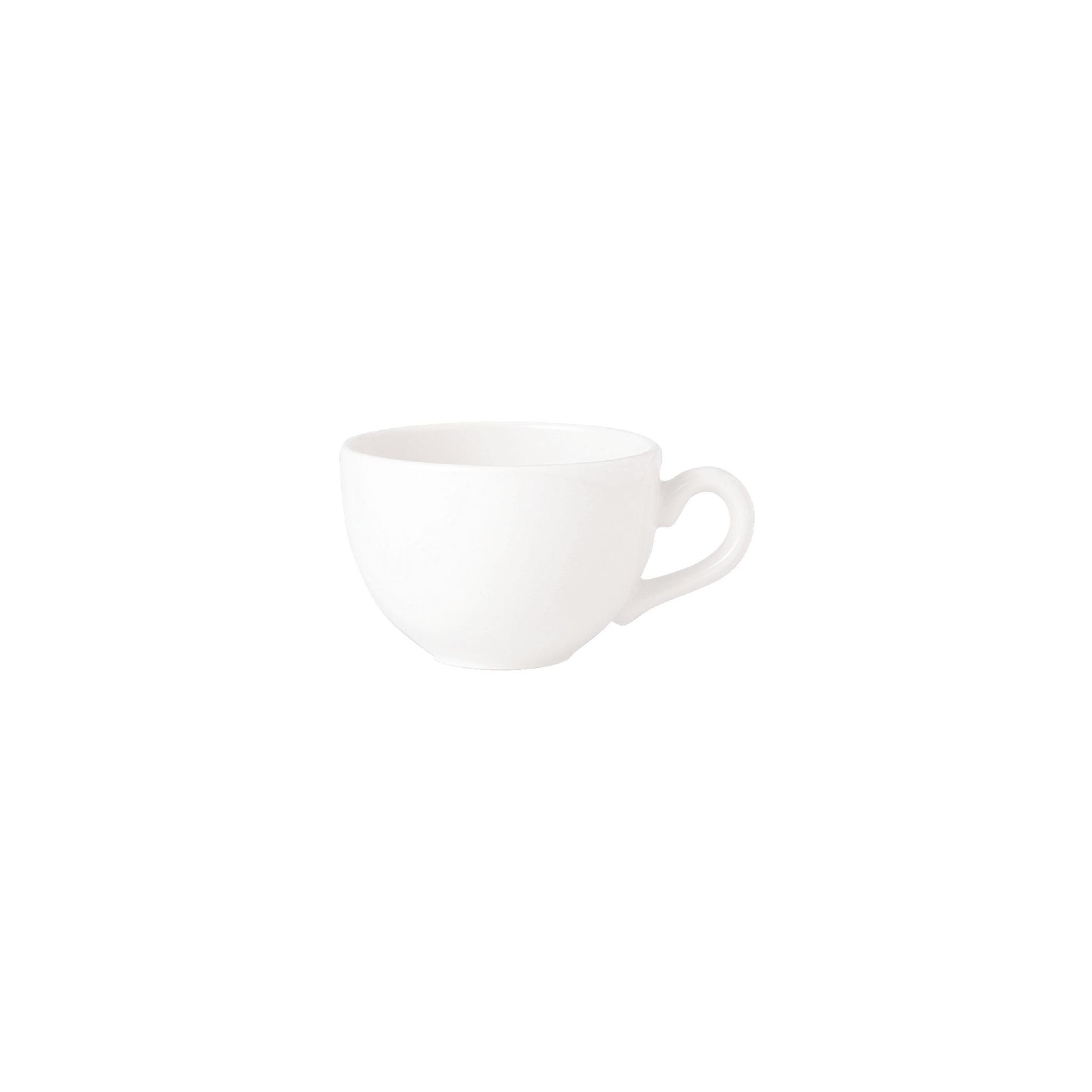 Steelite Simplicity White V0037 Low Empire Cups 340ml (Pack of 36)