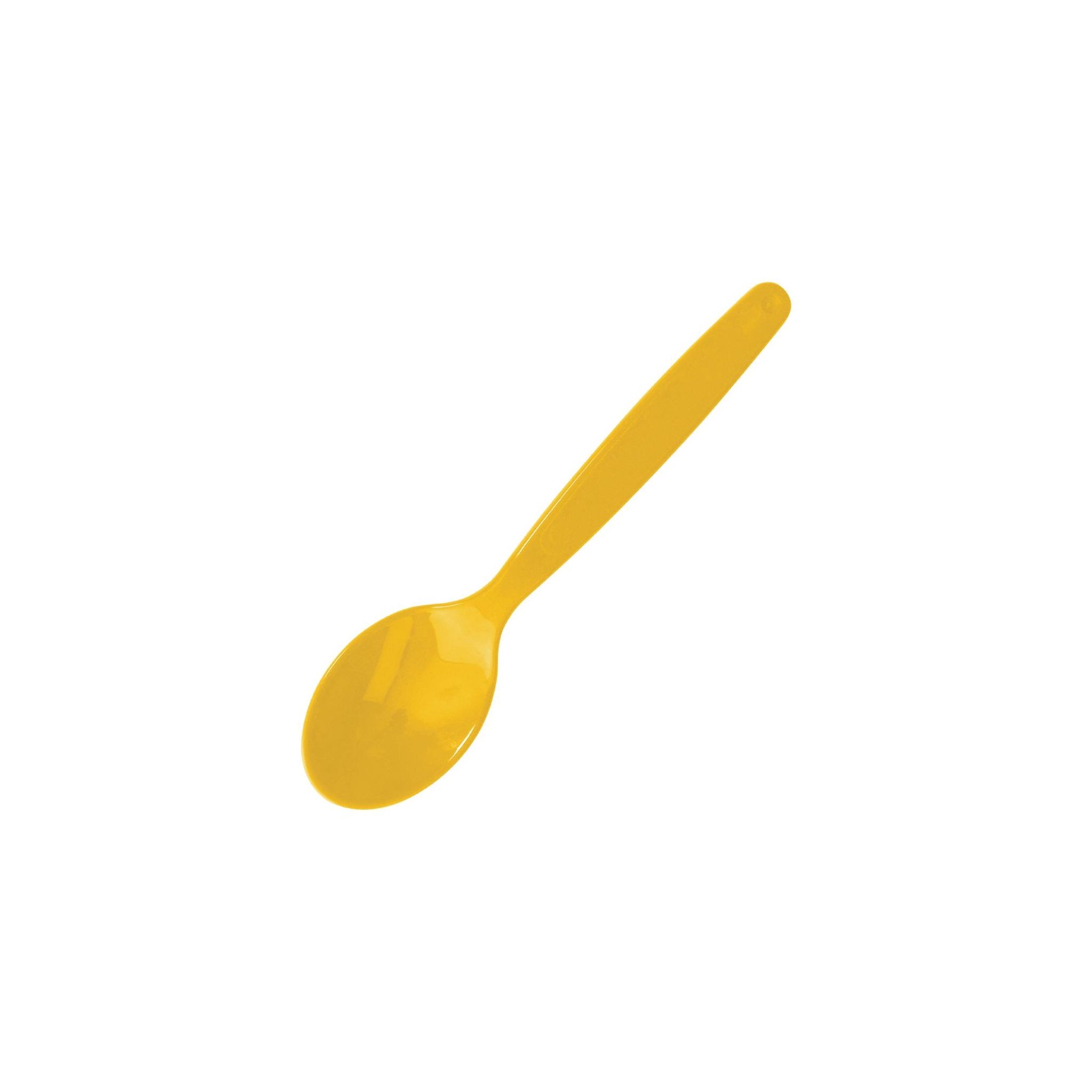 Olympia Kristallon DL123 Polycarbonate Spoons Yellow (Pack of 12)