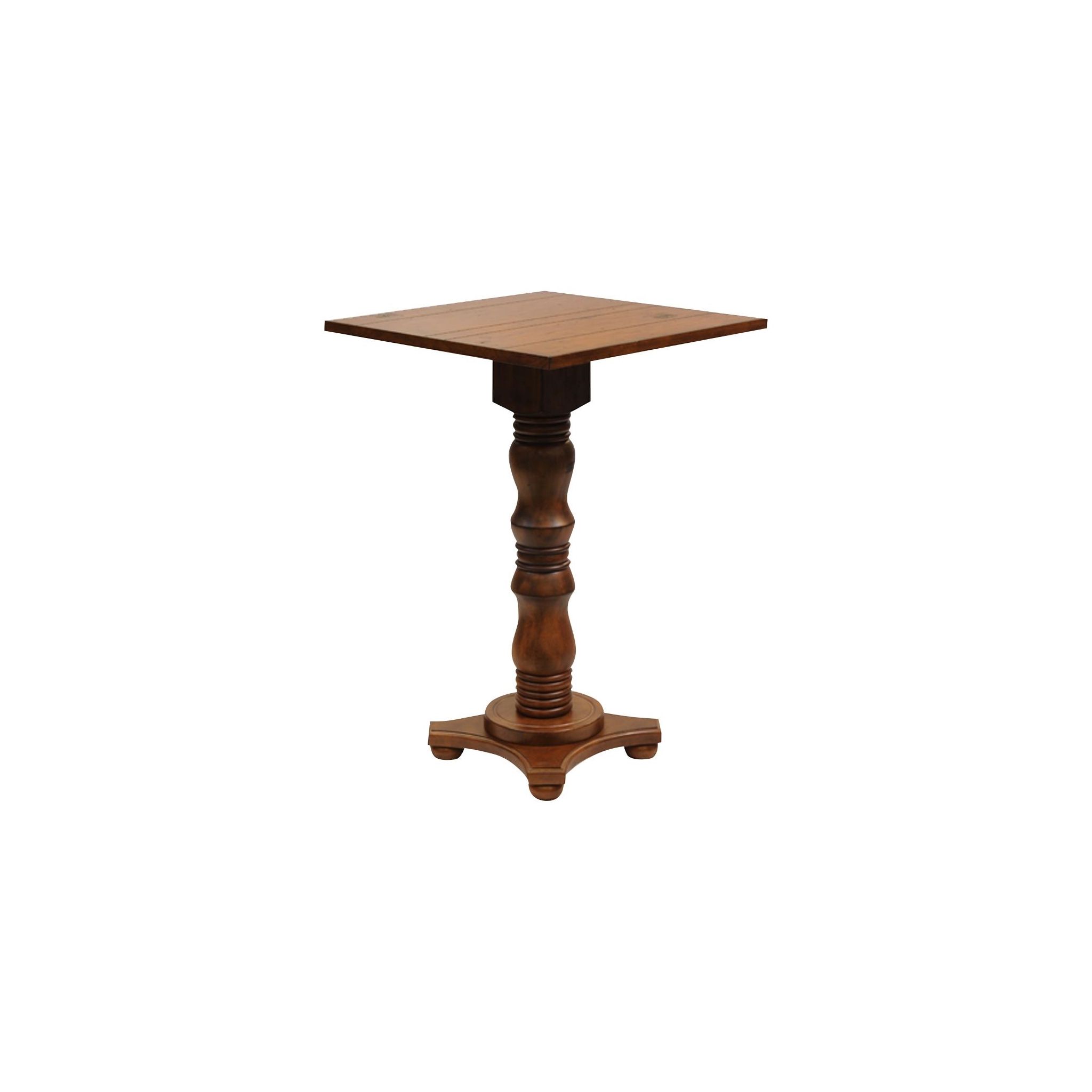 Non Branded FT513 Islington Poseur Square Table Vintage 760x760mm