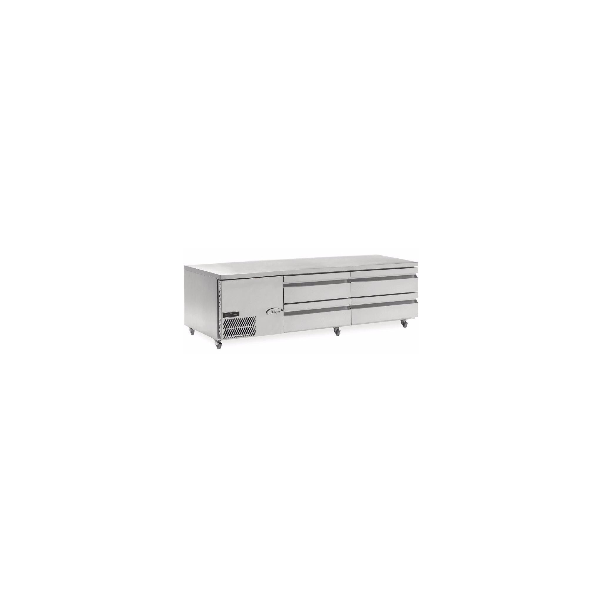 Williams UBC20 355 Ltr 4 Drawer Stainless Steel Refrigerated Chef Base