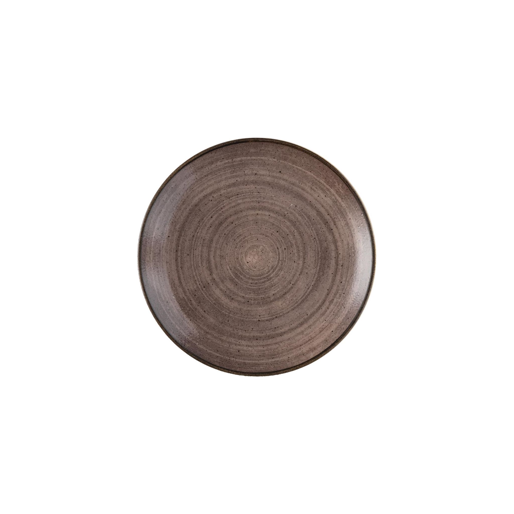 Churchill Stonecast Raw Evolve FS847 Coupe Plates Brown 260mm (Pack of 12)