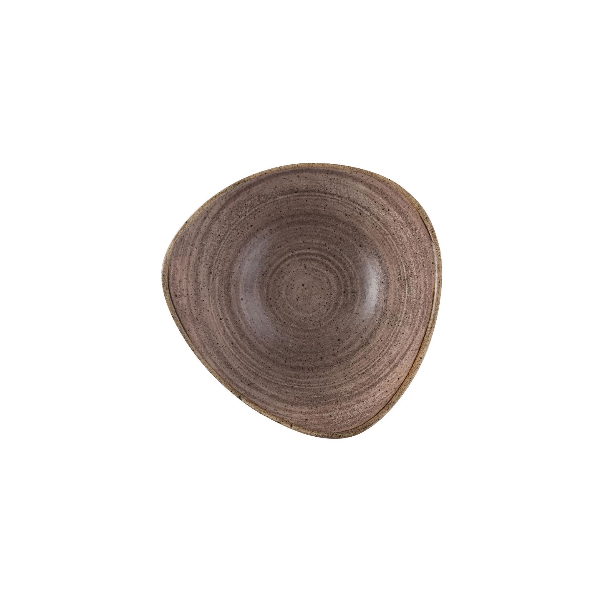 Churchill Stonecast Raw FS855 Lotus Bowls Brown 178mm (Pack of 12)