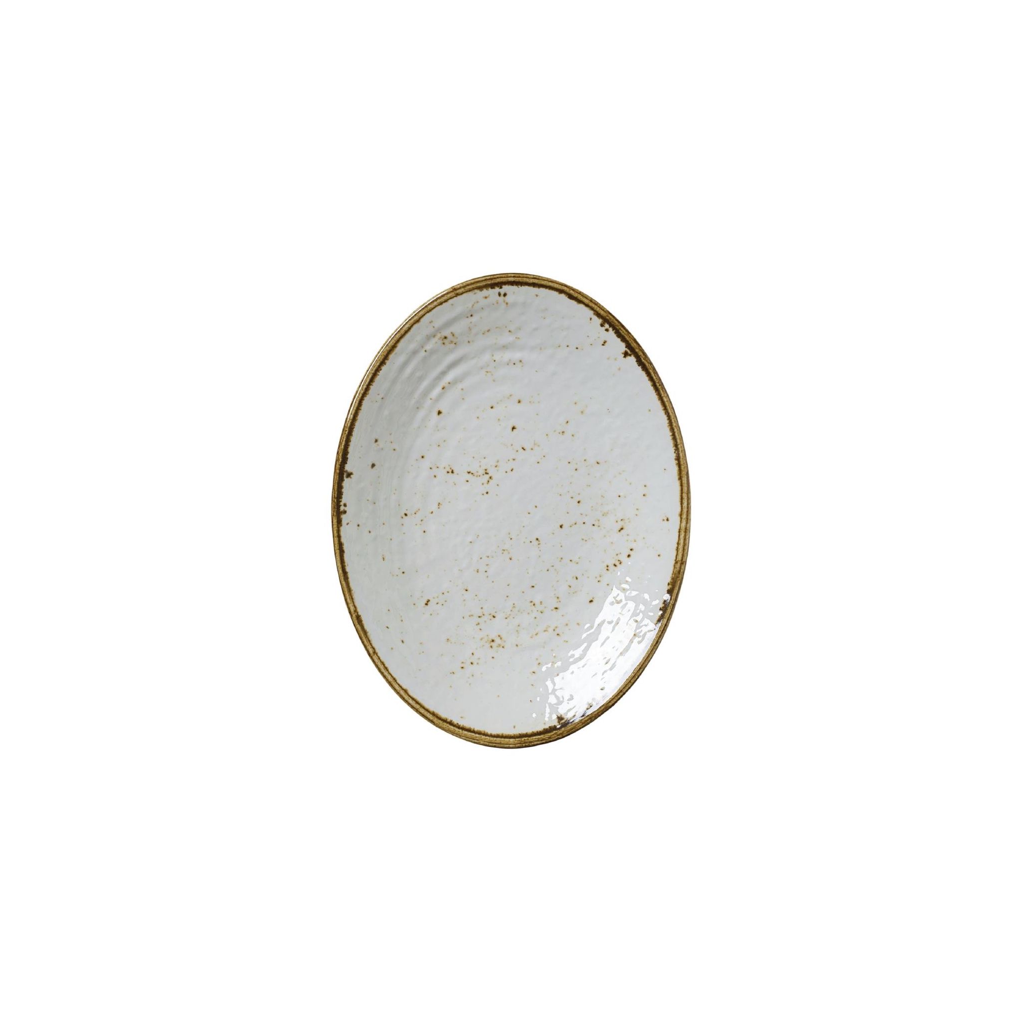 Steelite Craft Melamine VV1075 Oval Plates White 260mm (Pack of 6)