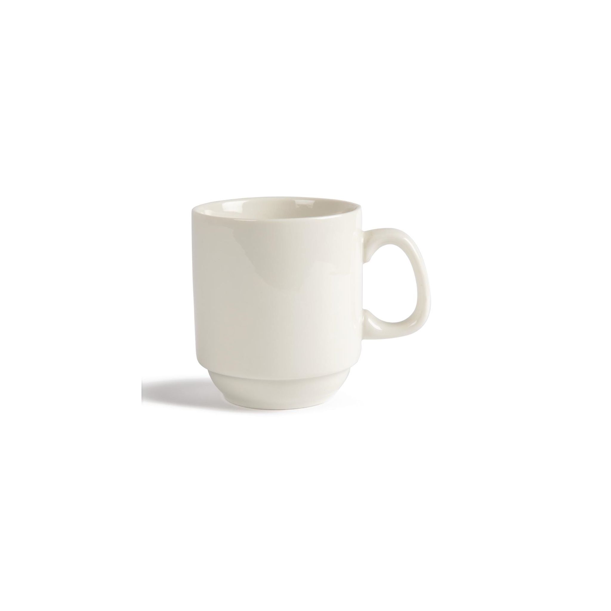 Olympia Ivory U832 Stacking Mugs Ivory 285ml (Pack of 12)