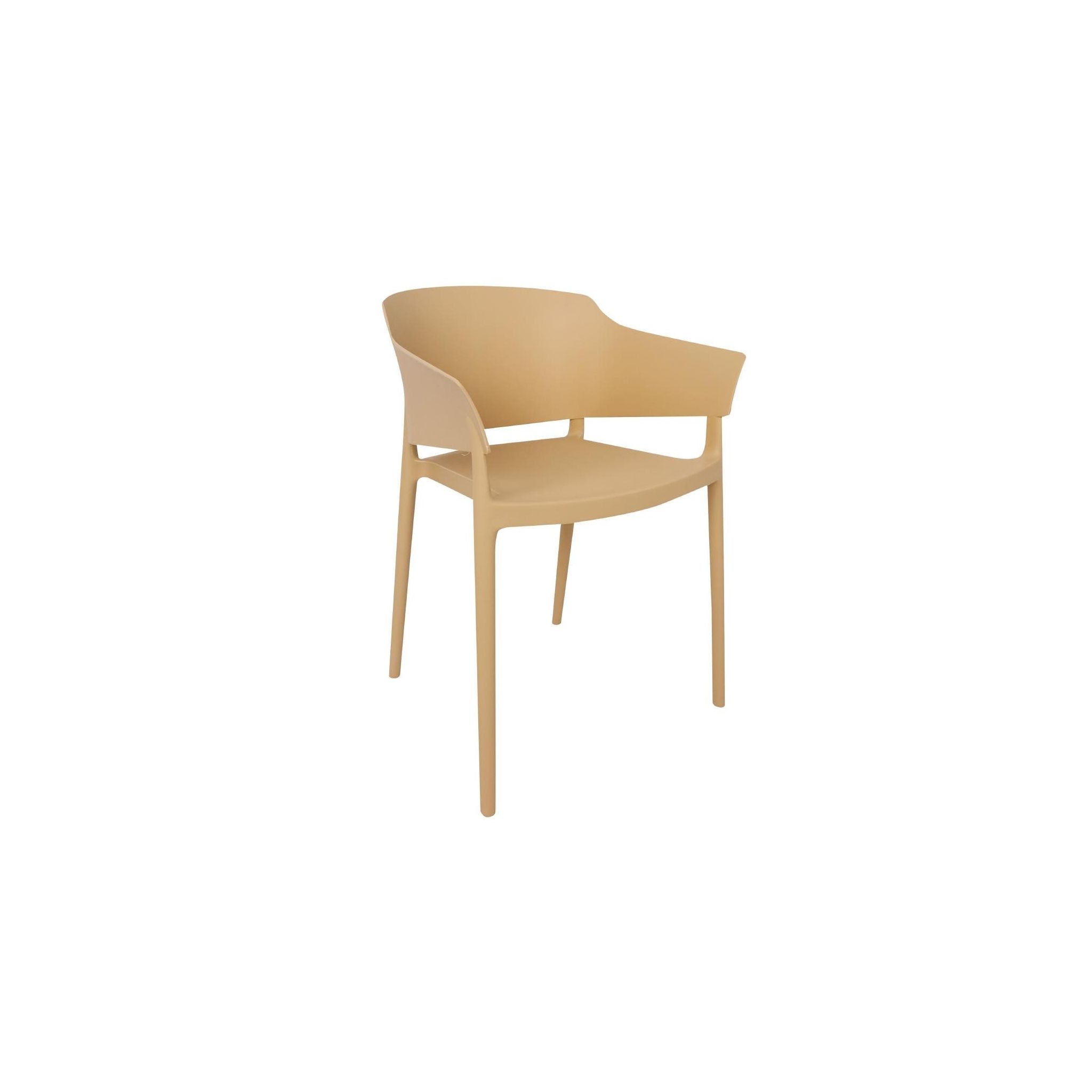 Bolero Lorenzo DX972 Set of 2 Cafe Chairs - Warm Cream