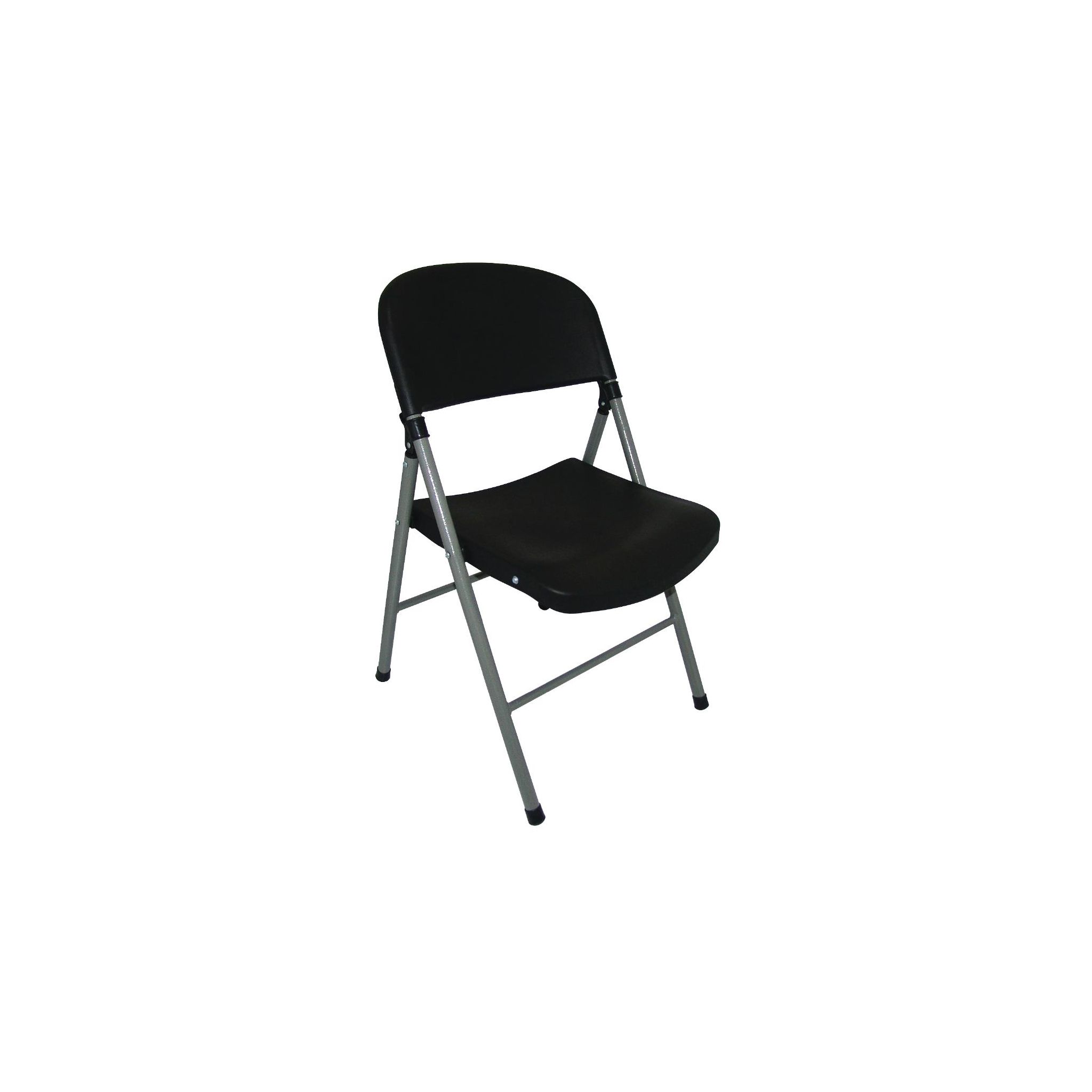 Bolero CE693 Foldaway Utility Chairs Black (Pack of 2)