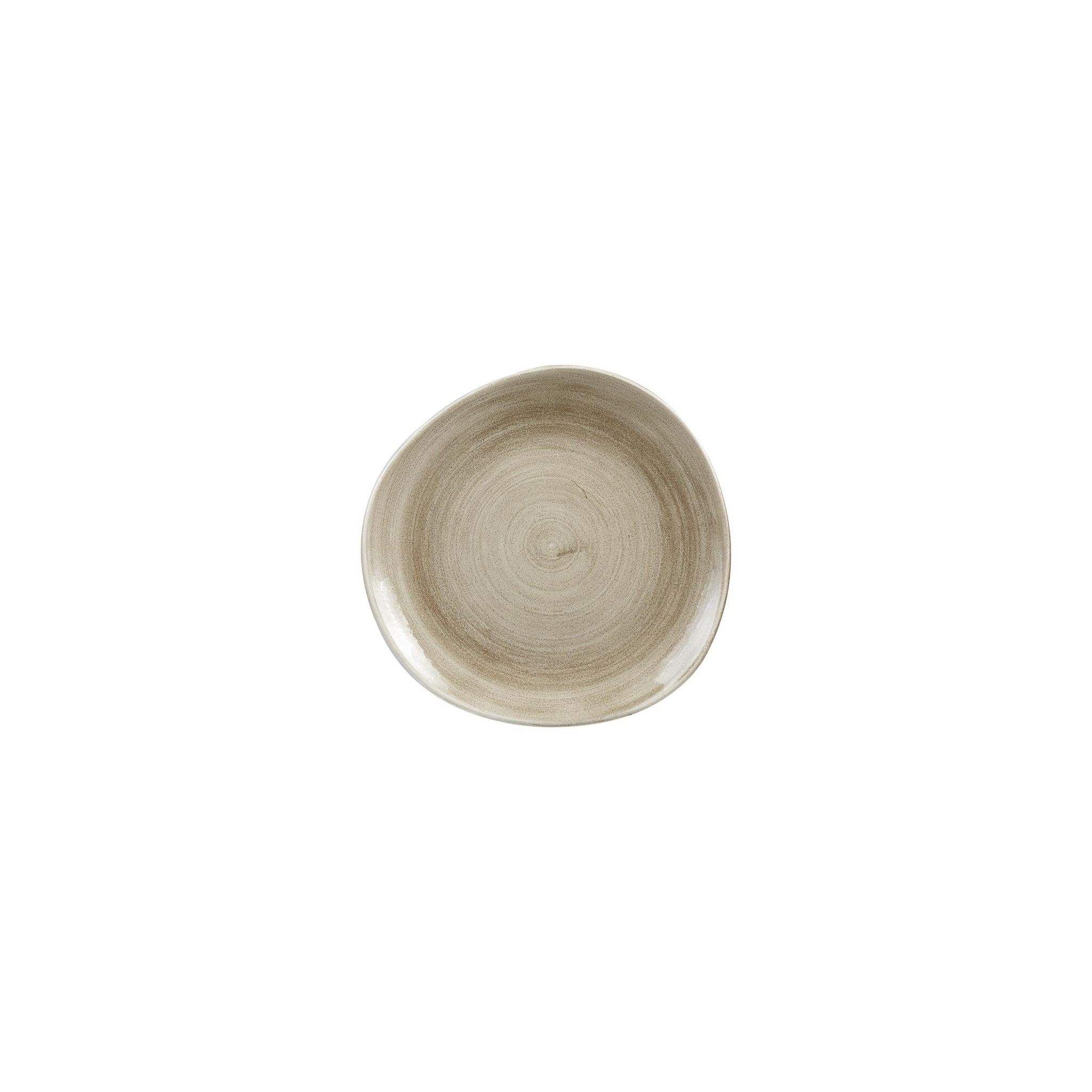 Churchill Stonecast Patina HC800 Antique Organic Round Plates Taupe 286mm (Pack of 12)