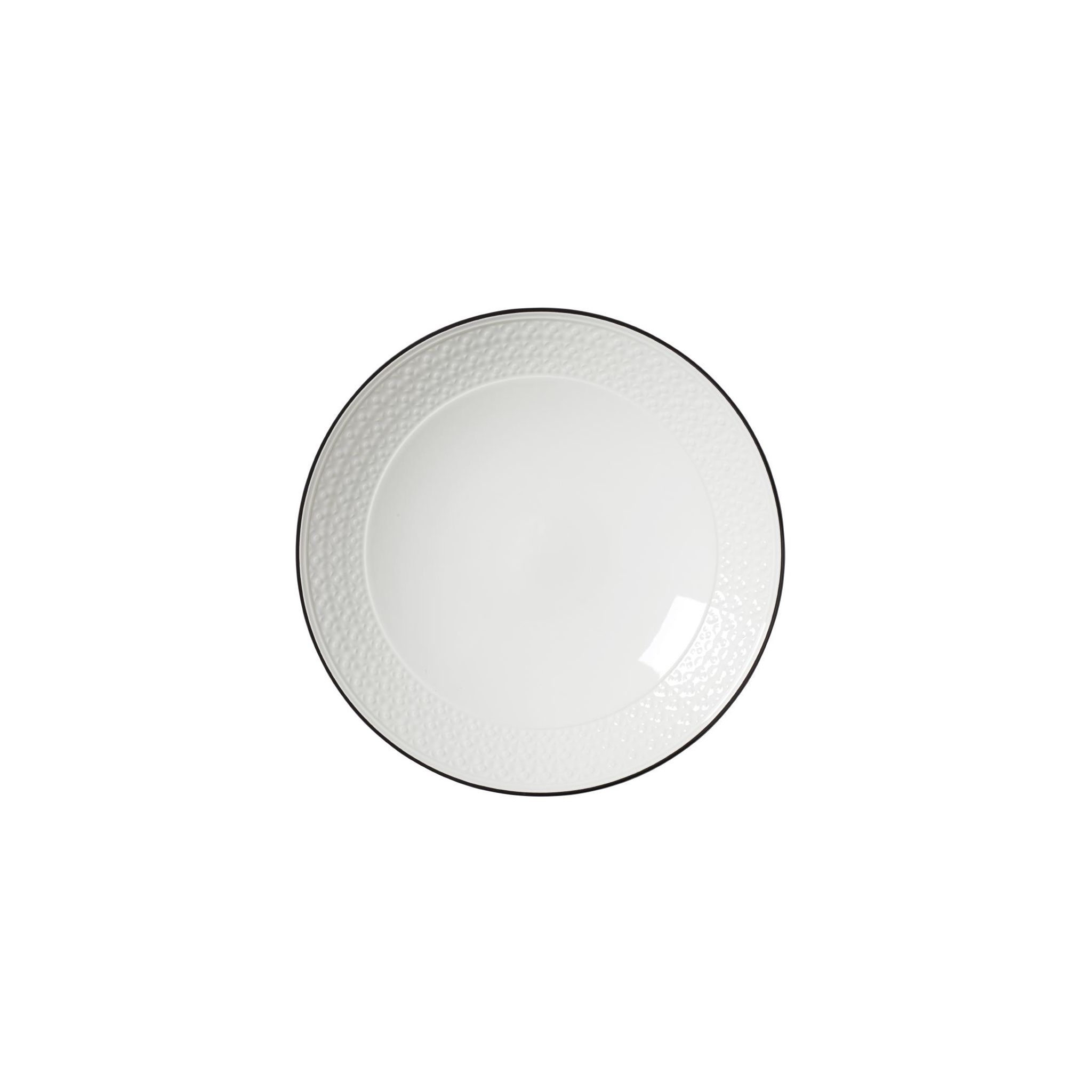 Steelite Bead VV2678 Black Band Coupe Bowls 252mm (Pack of 12)