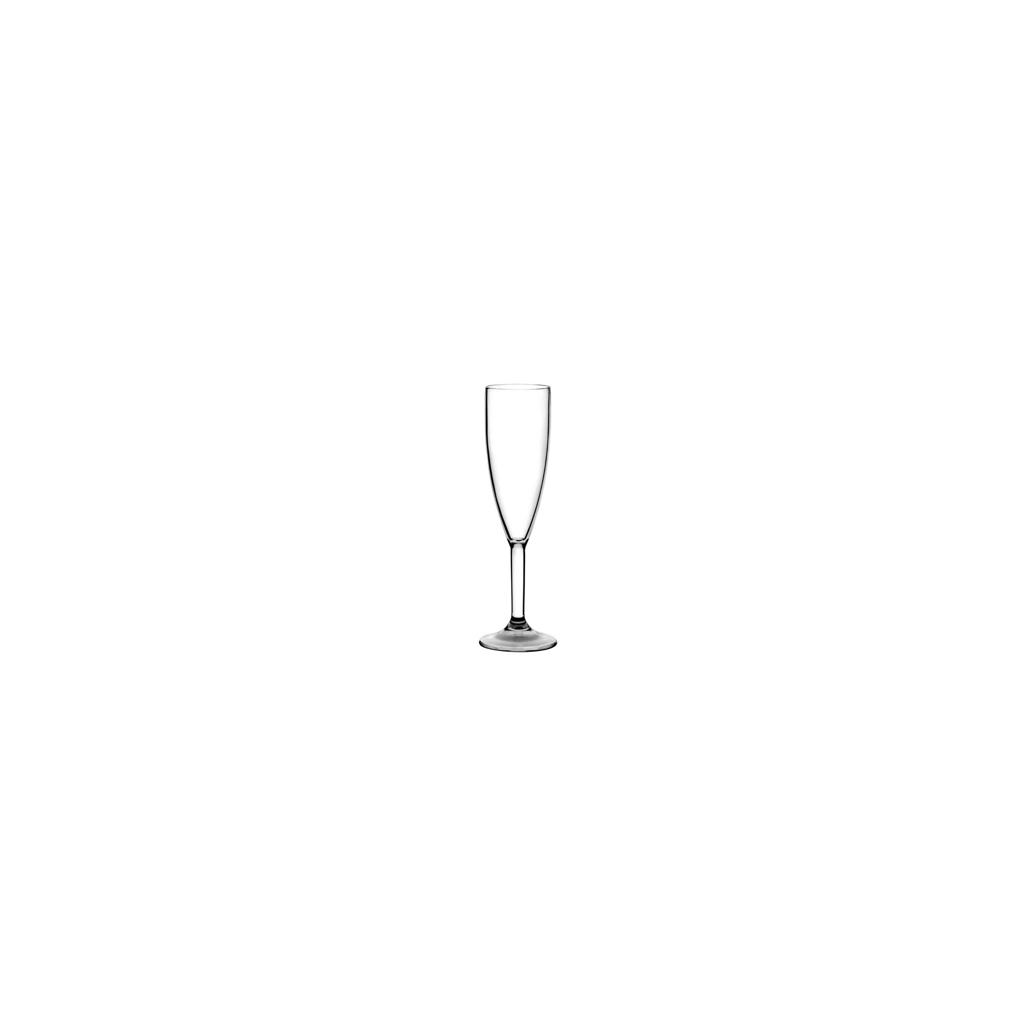 Utopia CE657 Polycarbonate Champagne Flutes 200ml (Pack of 12)