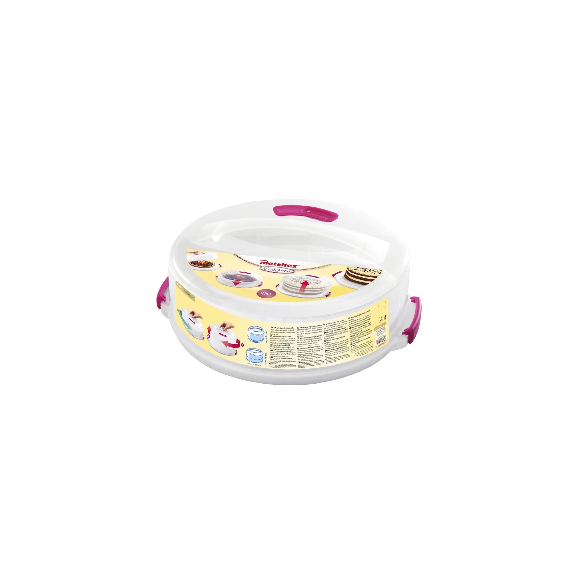 Metaltex CJ113 Adjustable Cake Carrier 30cm