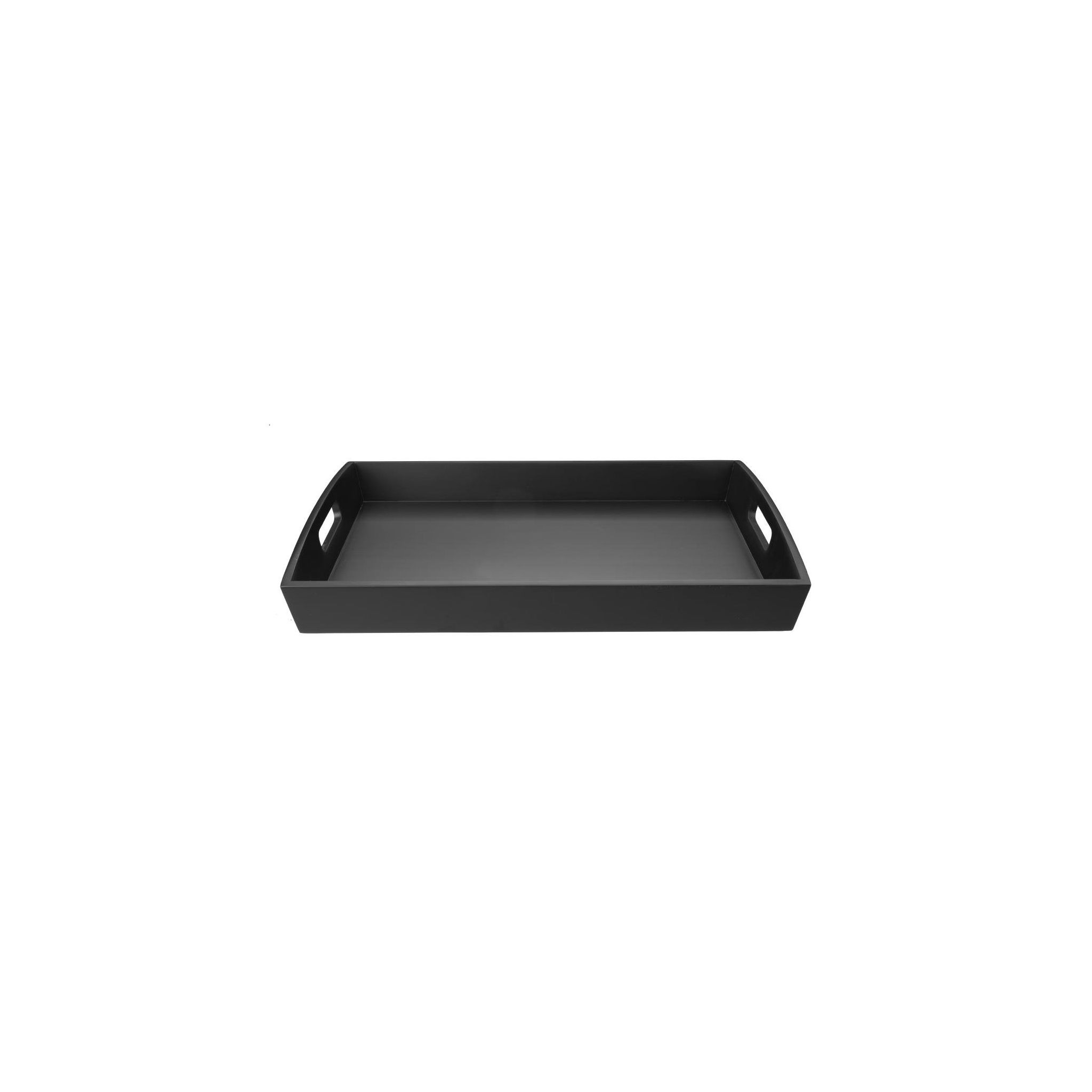 Olympia DP883 Bamboo Large Serving Tray Black 510x350mm