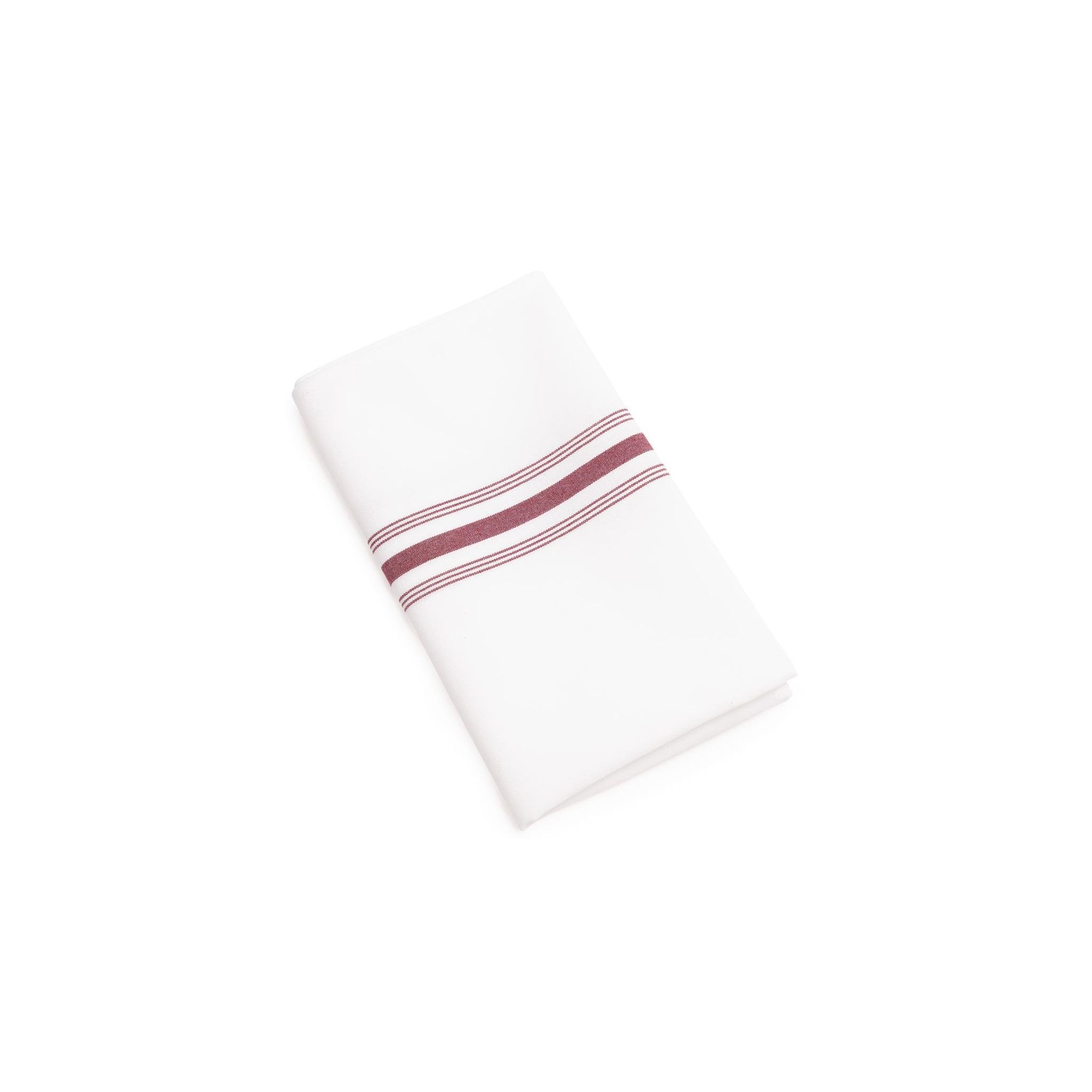 Non Branded CM317 Bistro Table Napkins Burgundy Stripe (Pack of 10)