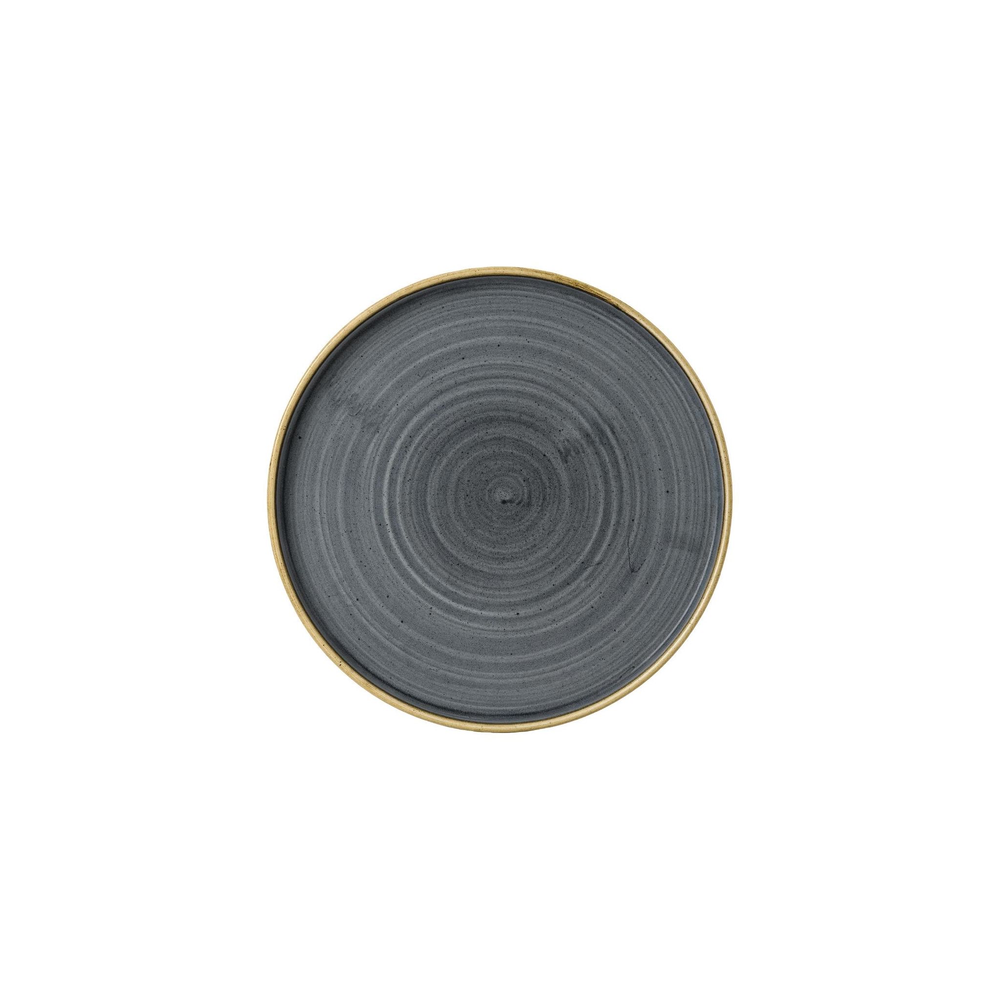 Churchill Stonecast FJ912 Blueberry Walled Plates 10 1/4 " (Pack of 6)