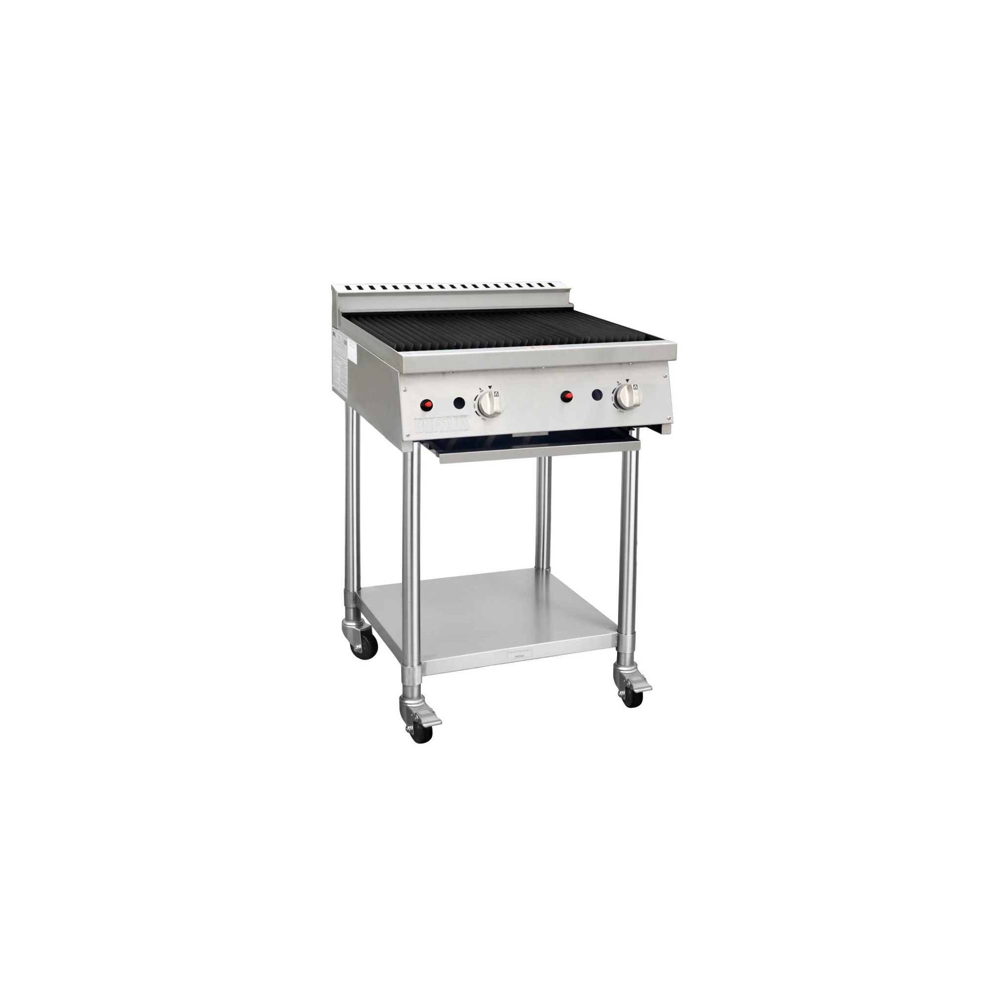 Buffalo CF382-N 610mm Wide Natural Gas Freestanding Chargrill