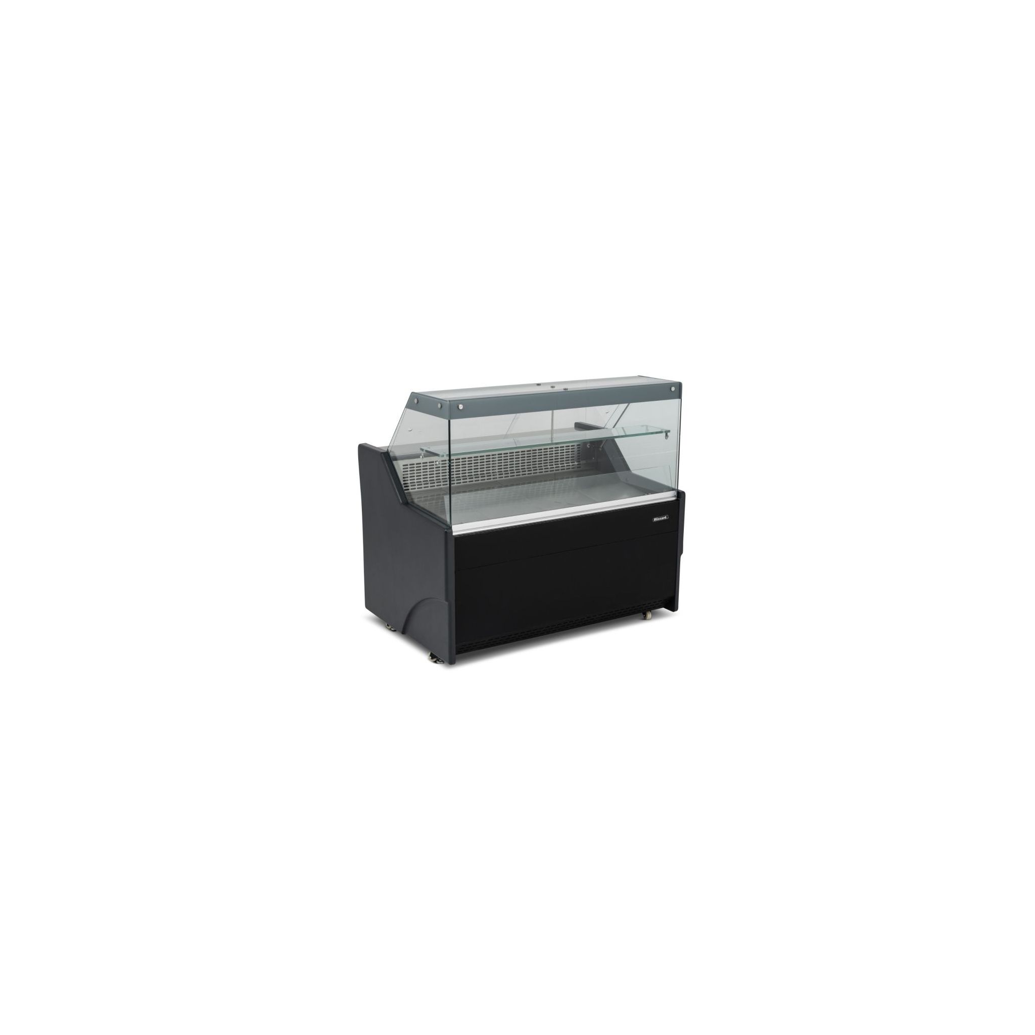 Blizzard BFG130BK 1340mm Wide Flat Glass Serve Over Counter Display Fridge