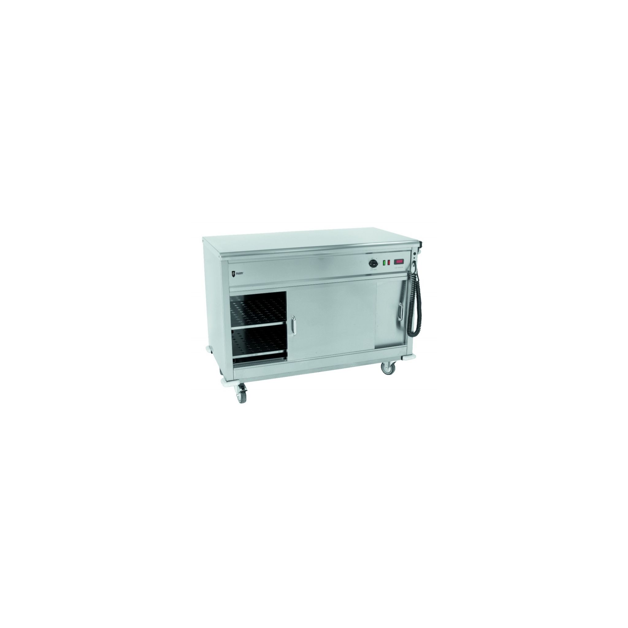 Parry MSF12 1290mm Wide Mobile Hot Cupboard With Plain Top