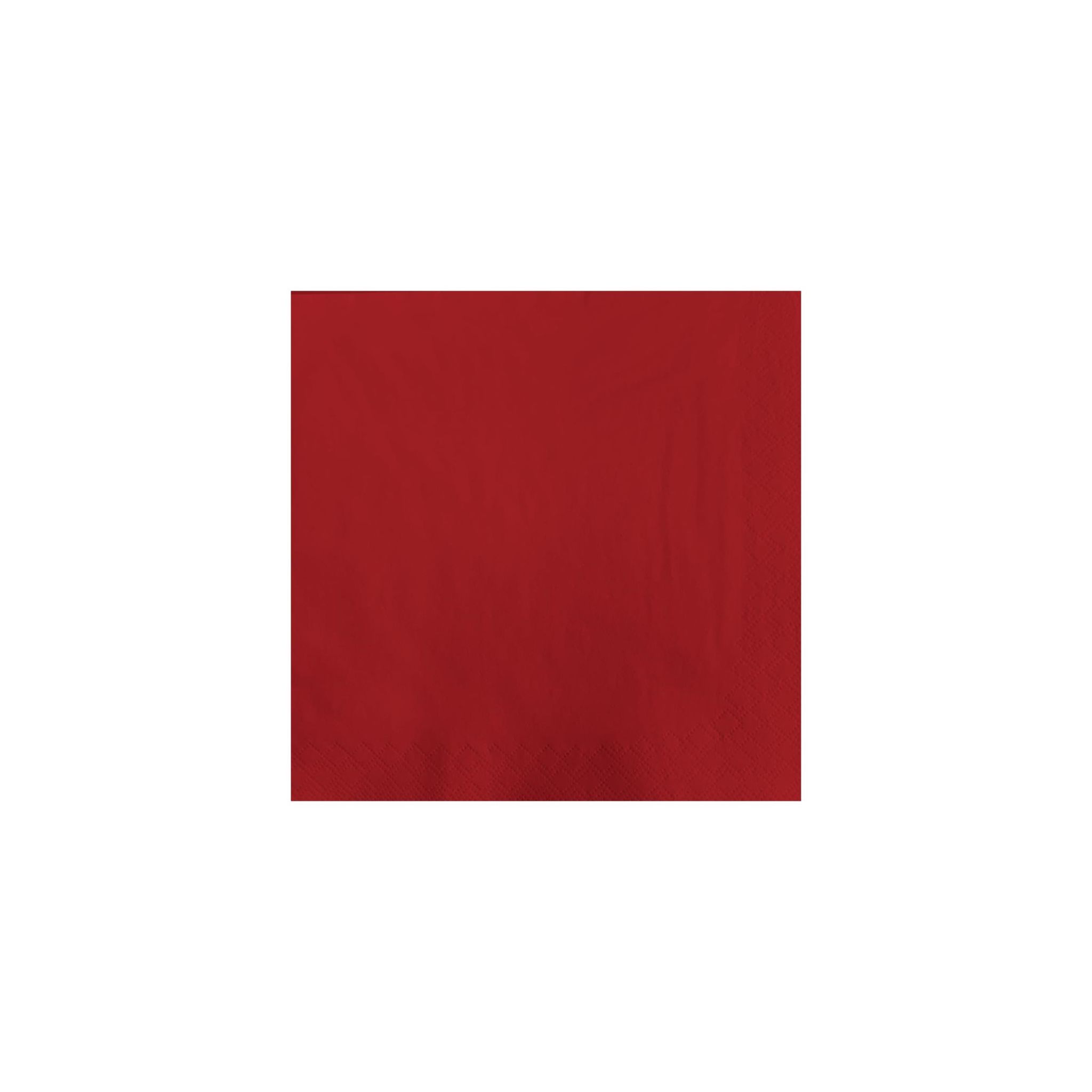 Fasana CK875 Lunch Napkin Red 33x33cm 2ply 1/4 Fold (Pack of 1500)