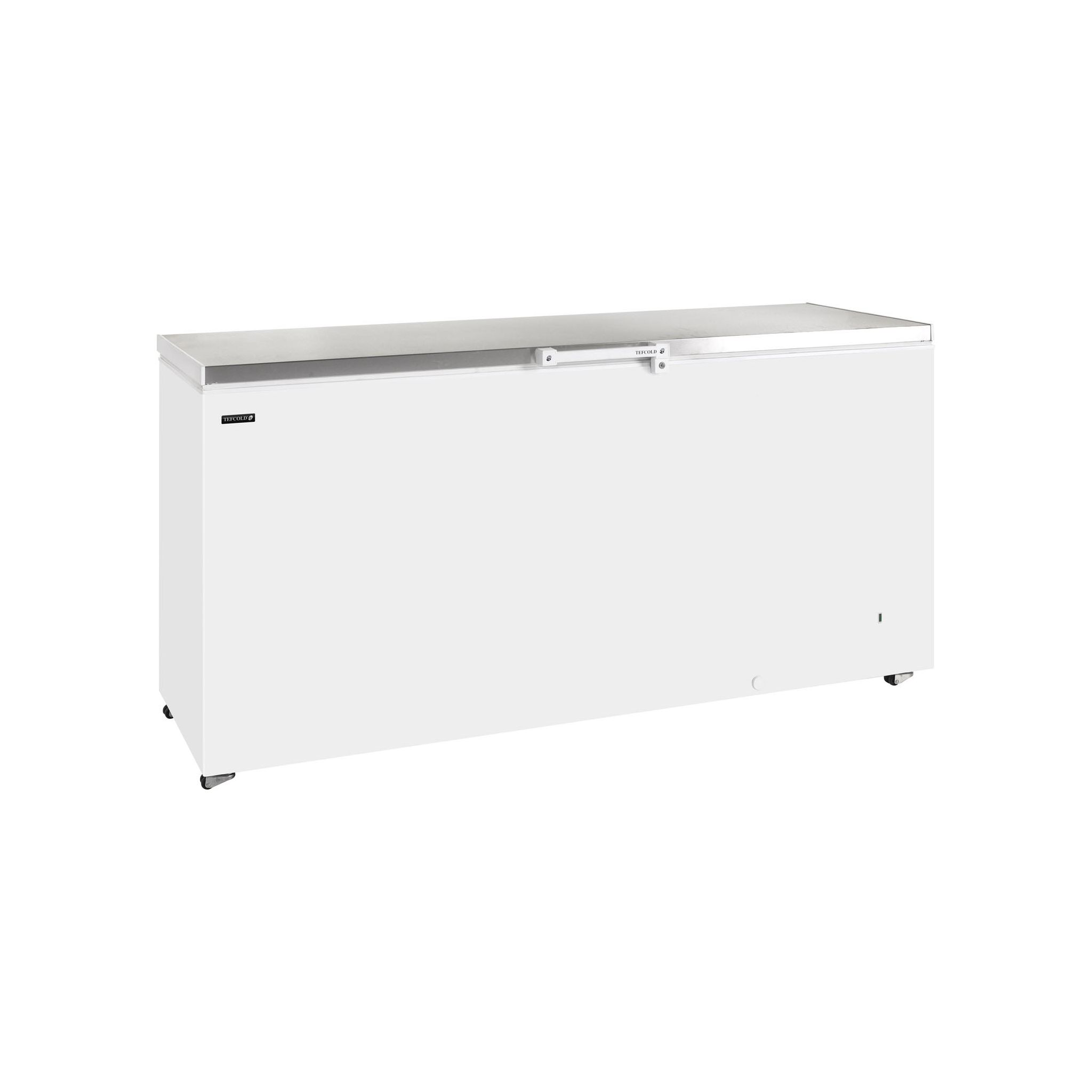 Tefcold GM500SS 463 Ltr White Chest Freezer With Stainless Steel Lid