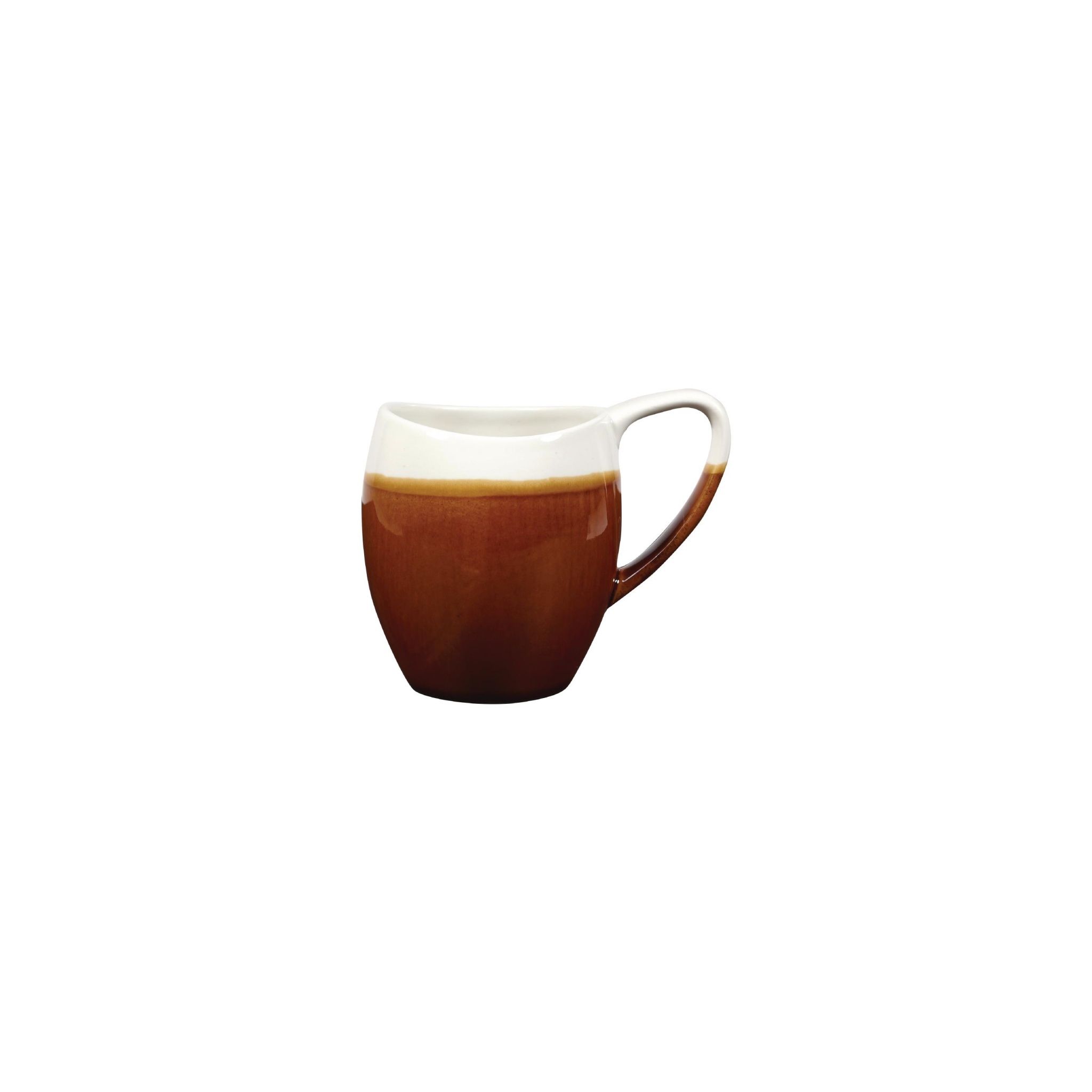 Churchill Monochrome DY163 Bulb Mugs Cinnamon Brown 360ml (Pack of 6)