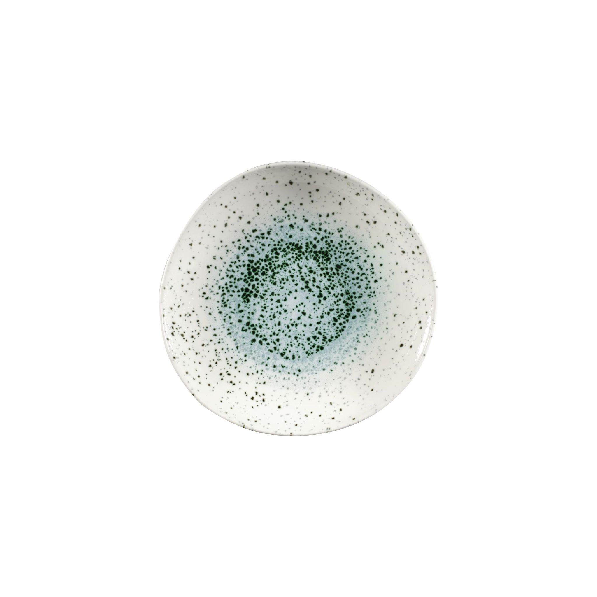 Churchill Studio Prints Mineral FC124 Green Centre Organic Round Bowls 253mm (Pack of 12)