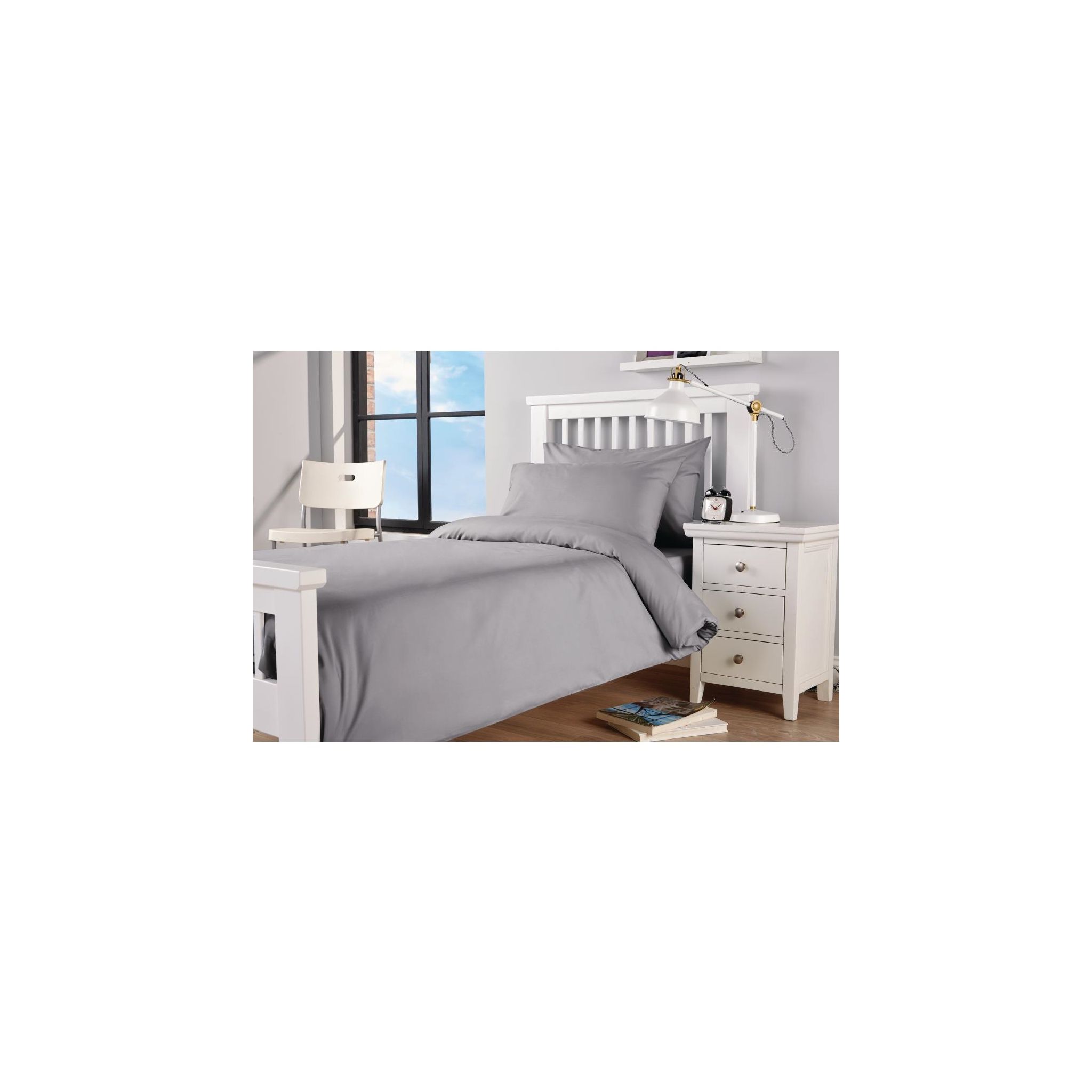 Mitre Essentials Spectrum HB639 Duvet Cover Open Grey Double