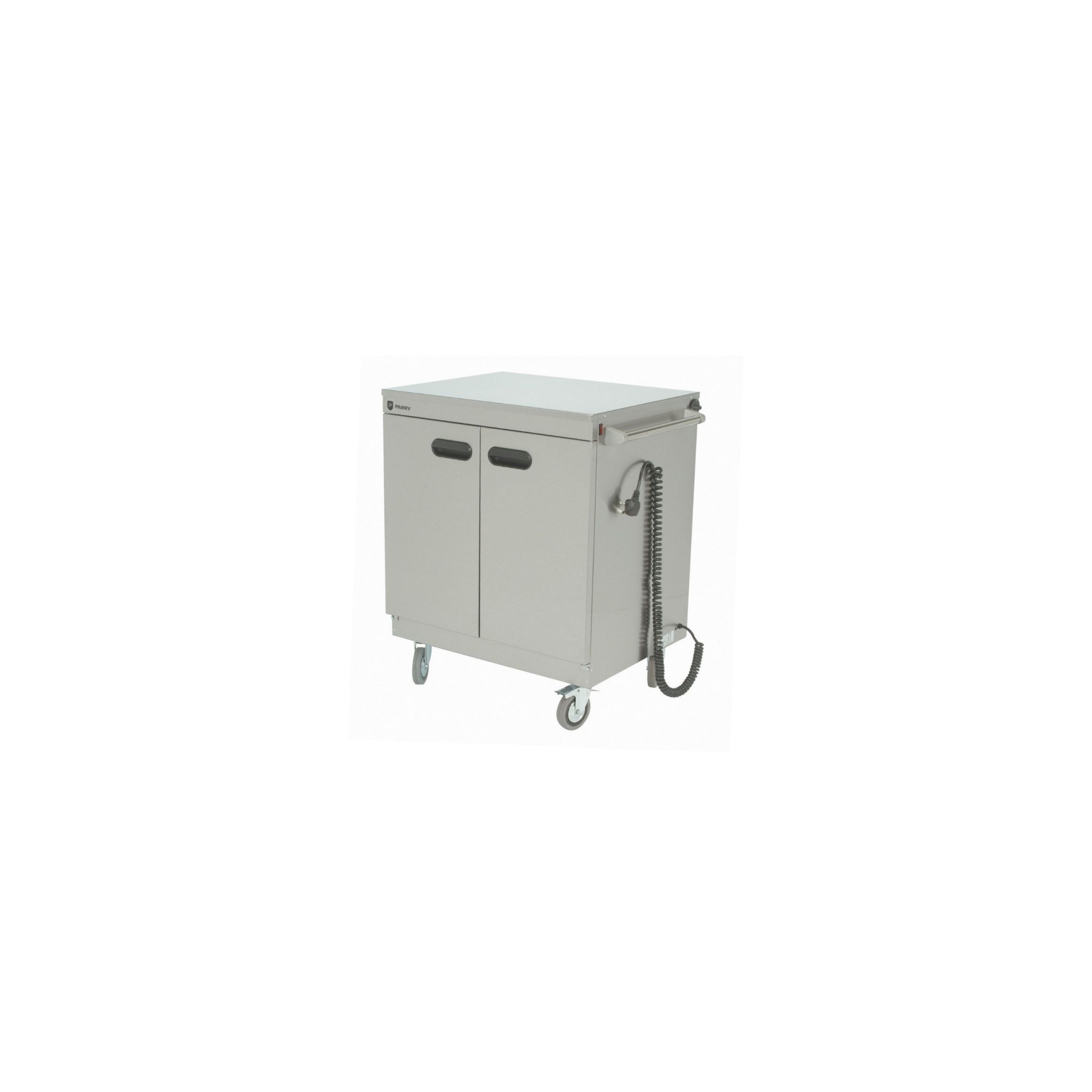 Parry 1888 845mm Wide Mobile Hot Cupboard With Plain Top