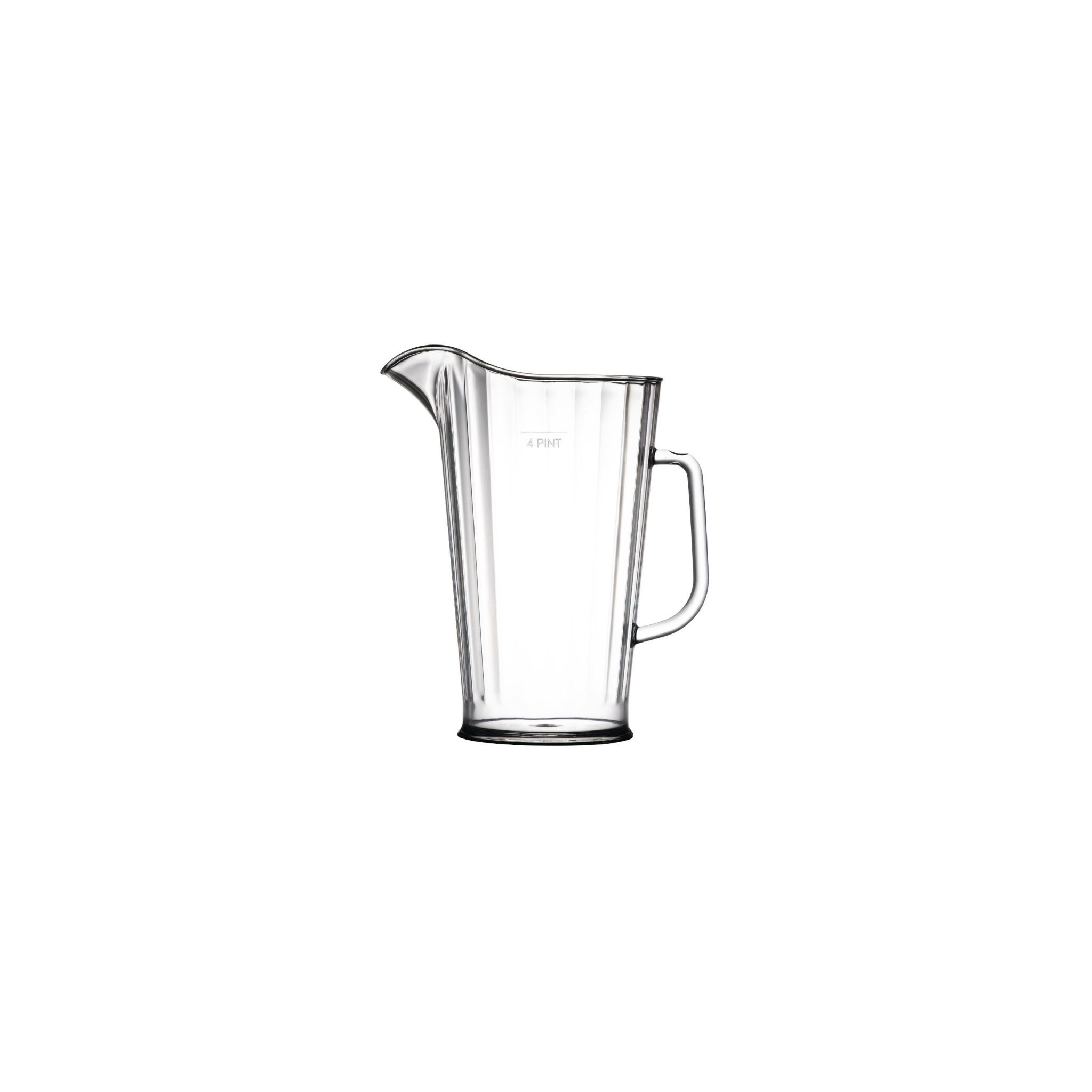 BBP U754 Polycarbonate Jugs CE Marked Clear 2.3Ltr (Pack of 4)