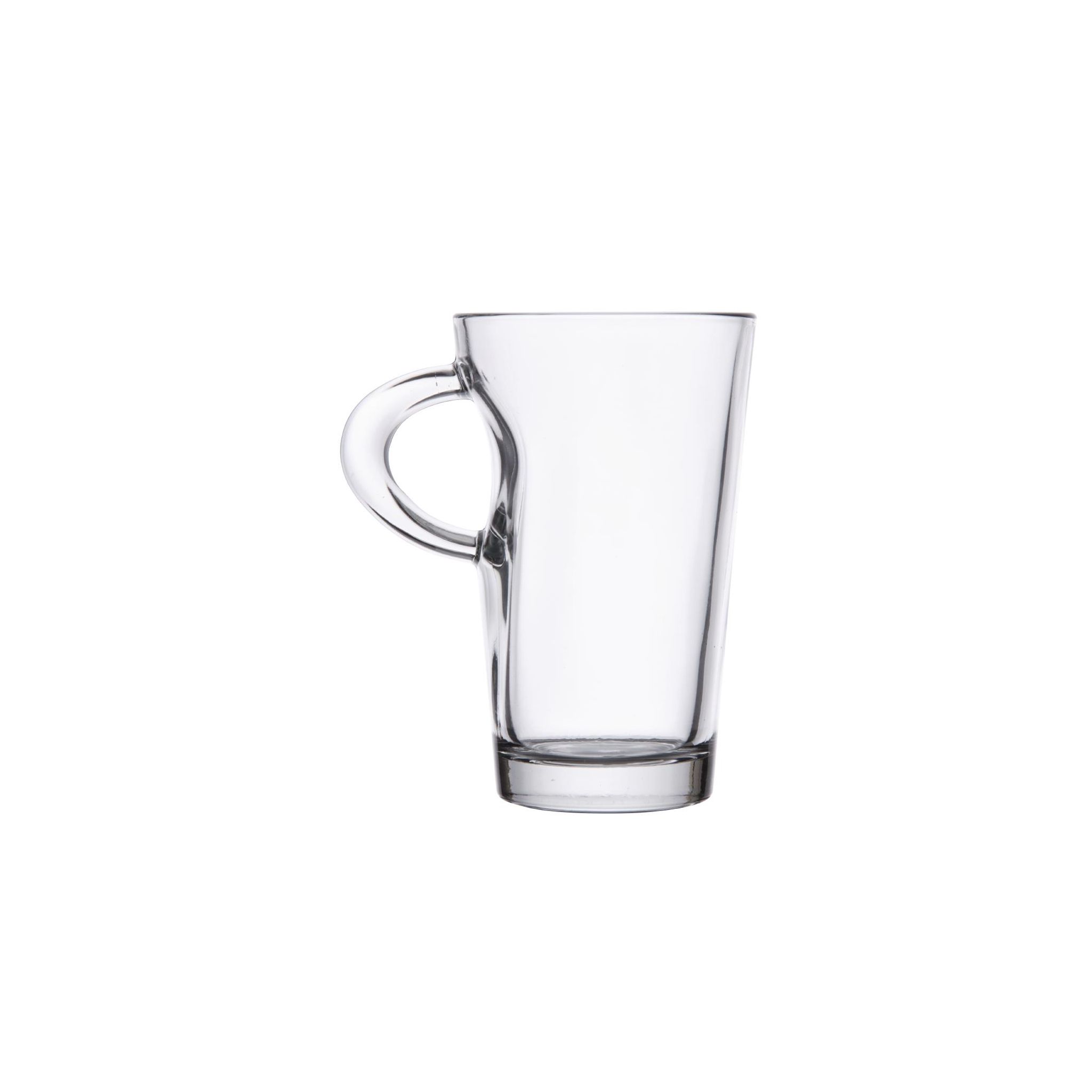 Utopia Elba CD120 Glass Coffee Mugs 250ml (Pack of 6)