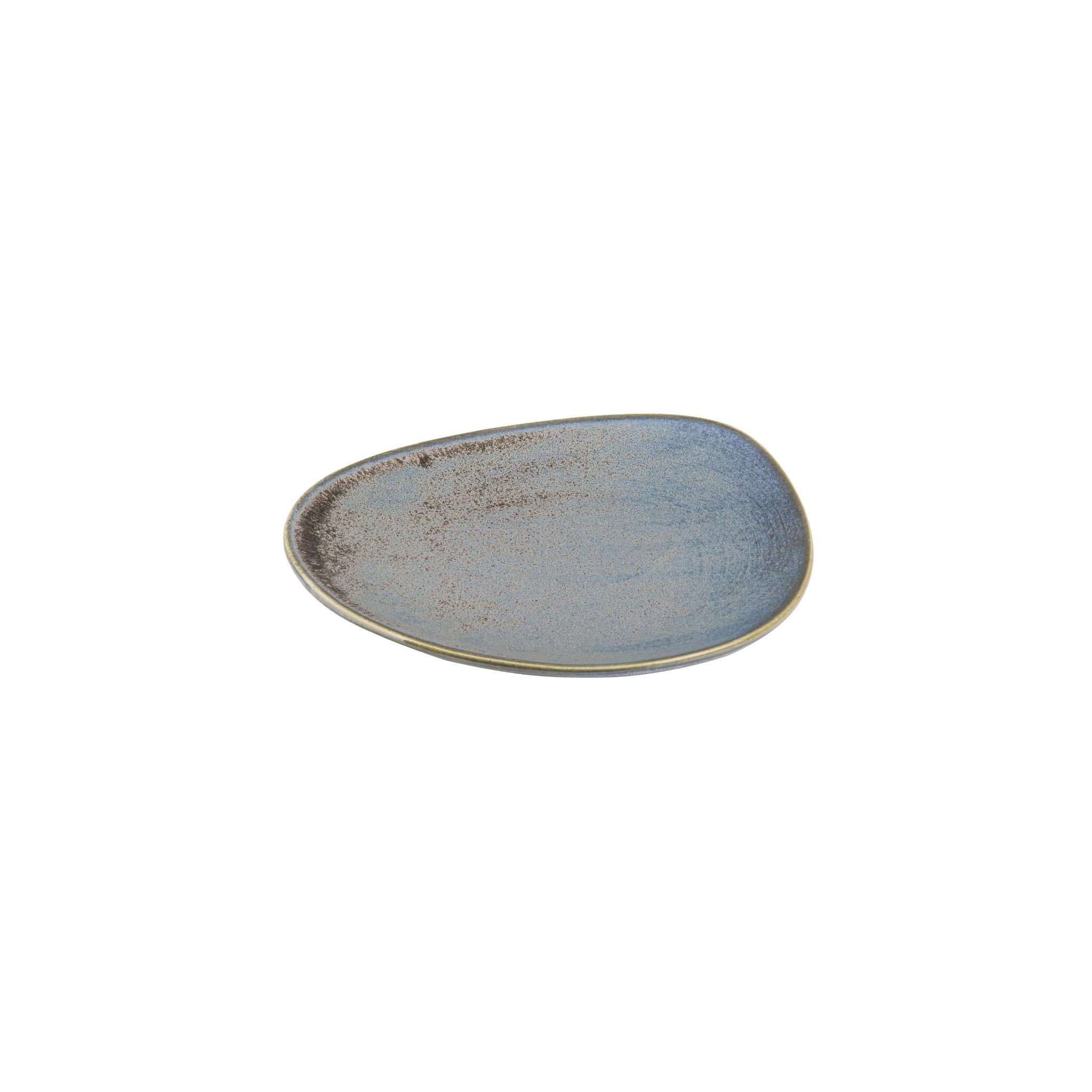 Olympia Ember FU180 Blue Triangle Plates 190mm (Pack of 6)