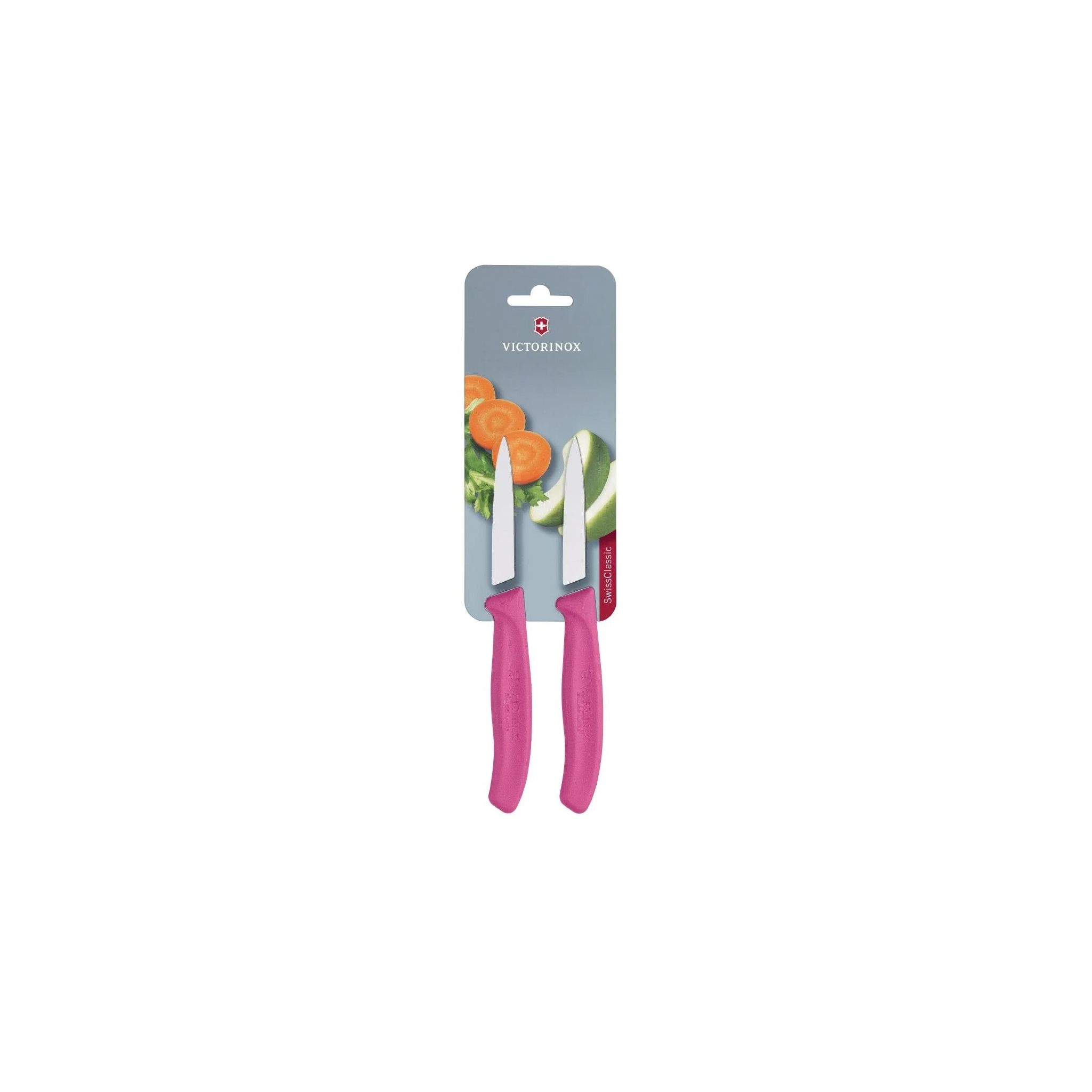 Victorinox CU552 Pointed Tip Paring Knife Pink 3.2" (Pack of 2)