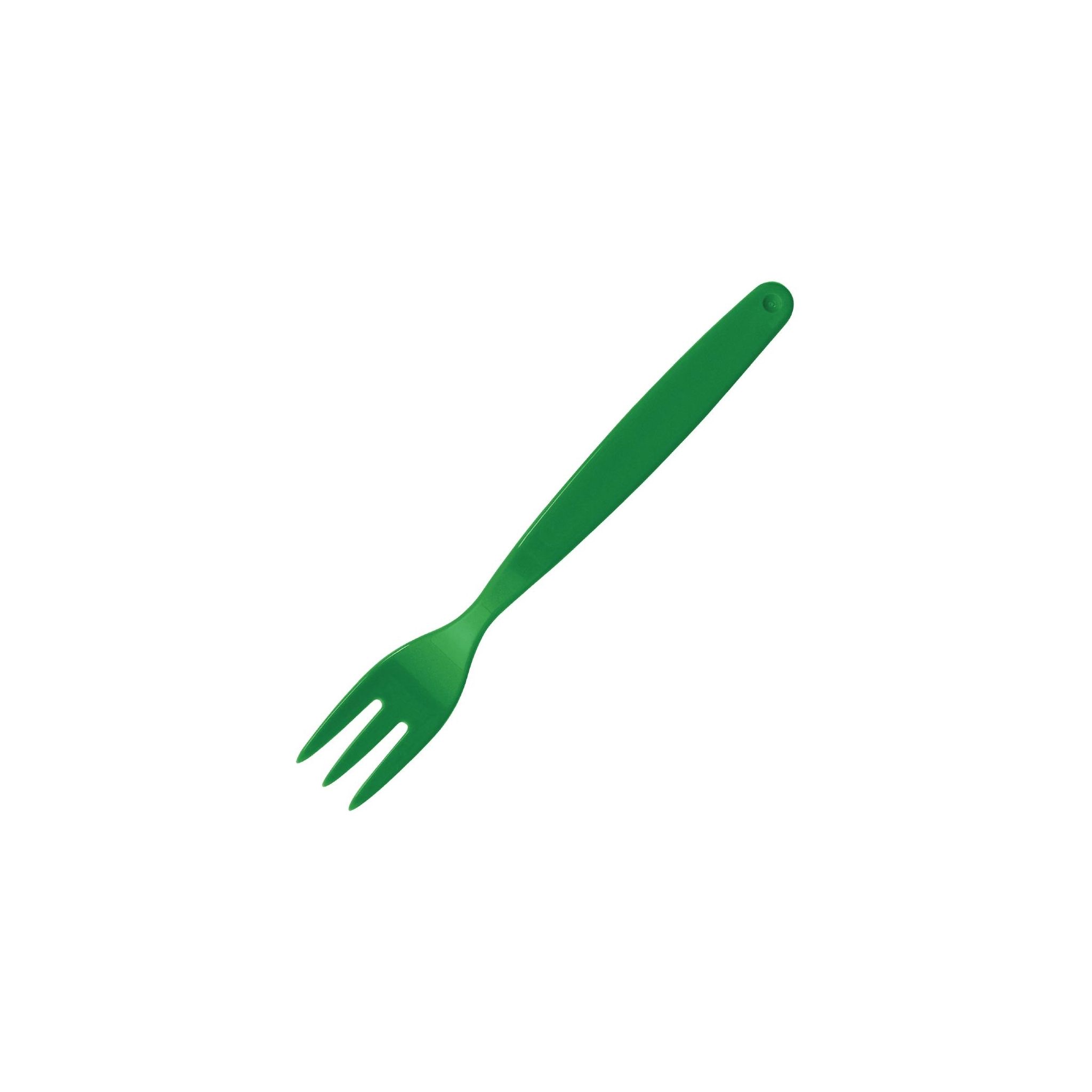 Olympia Kristallon DL120 Polycarbonate Forks Green (Pack of 12)