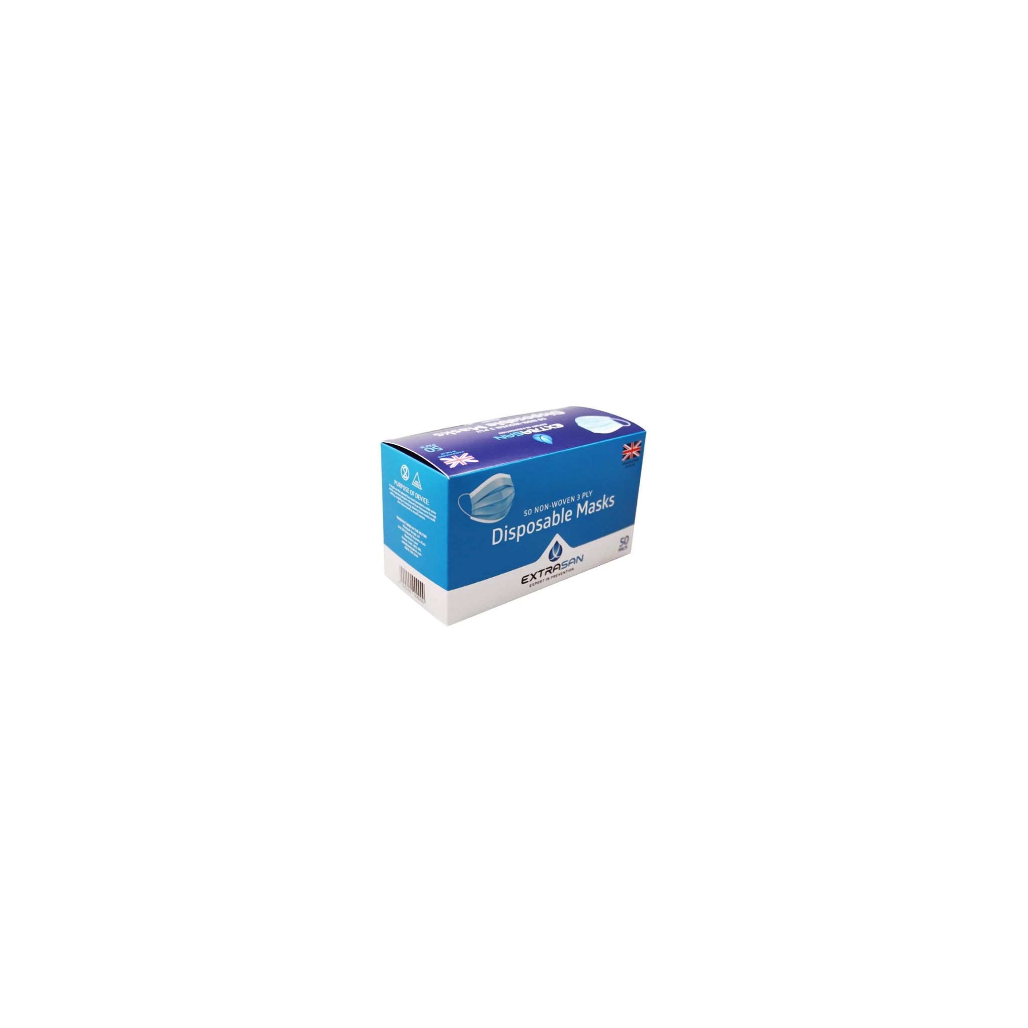 Extrasan DS148 3-Ply Face Masks (Pack of 50)