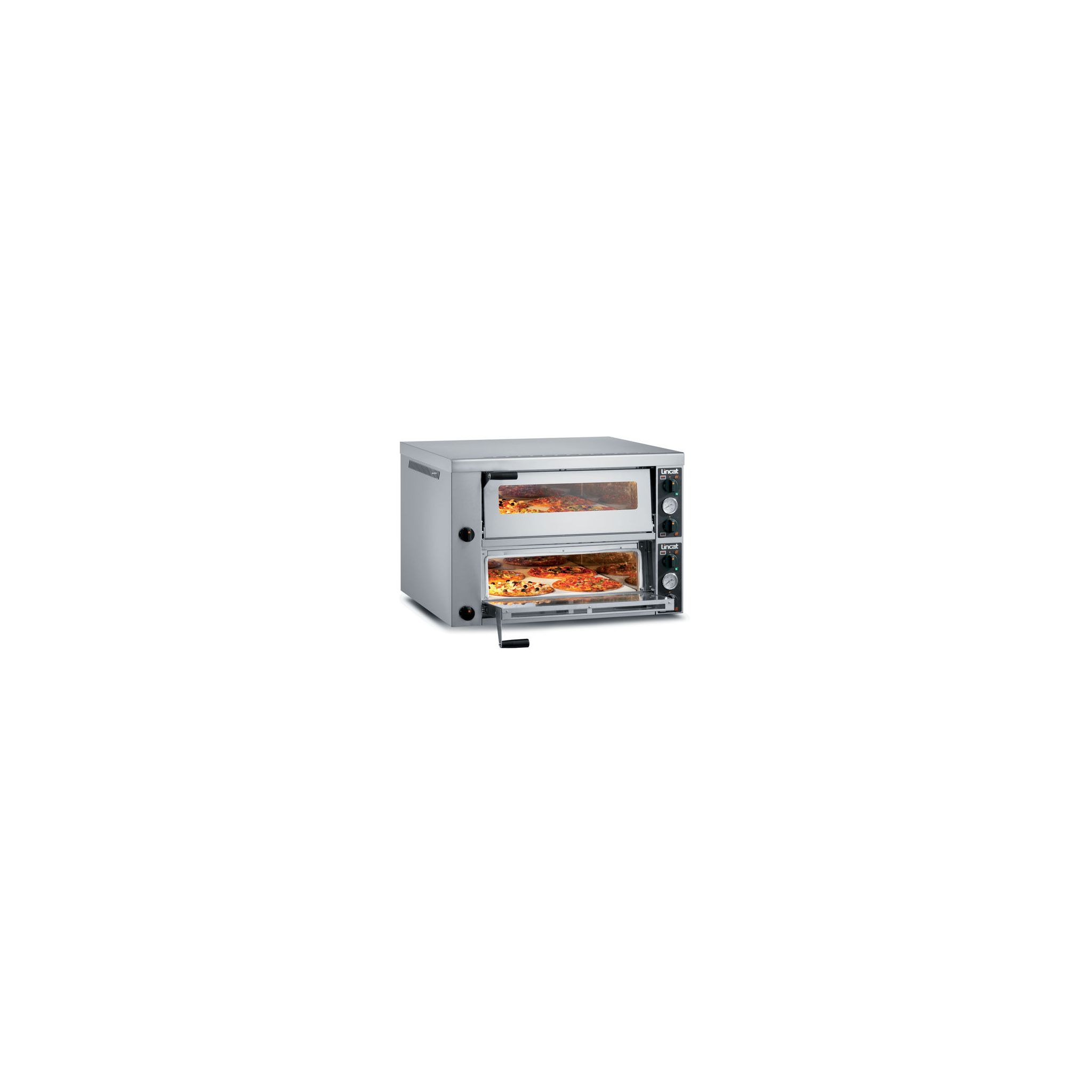 Lincat PO430-2 8 x 12" Electric Countertop Twin Deck Pizza Oven