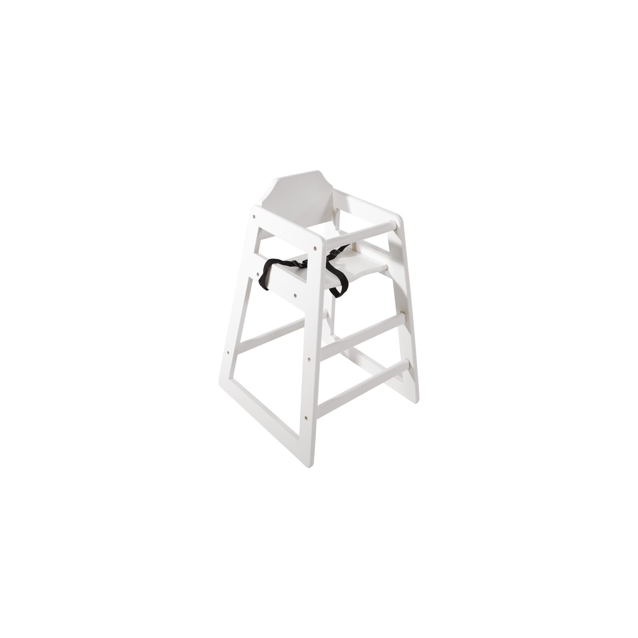 Bolero DL833 Wooden High Chair Antique White